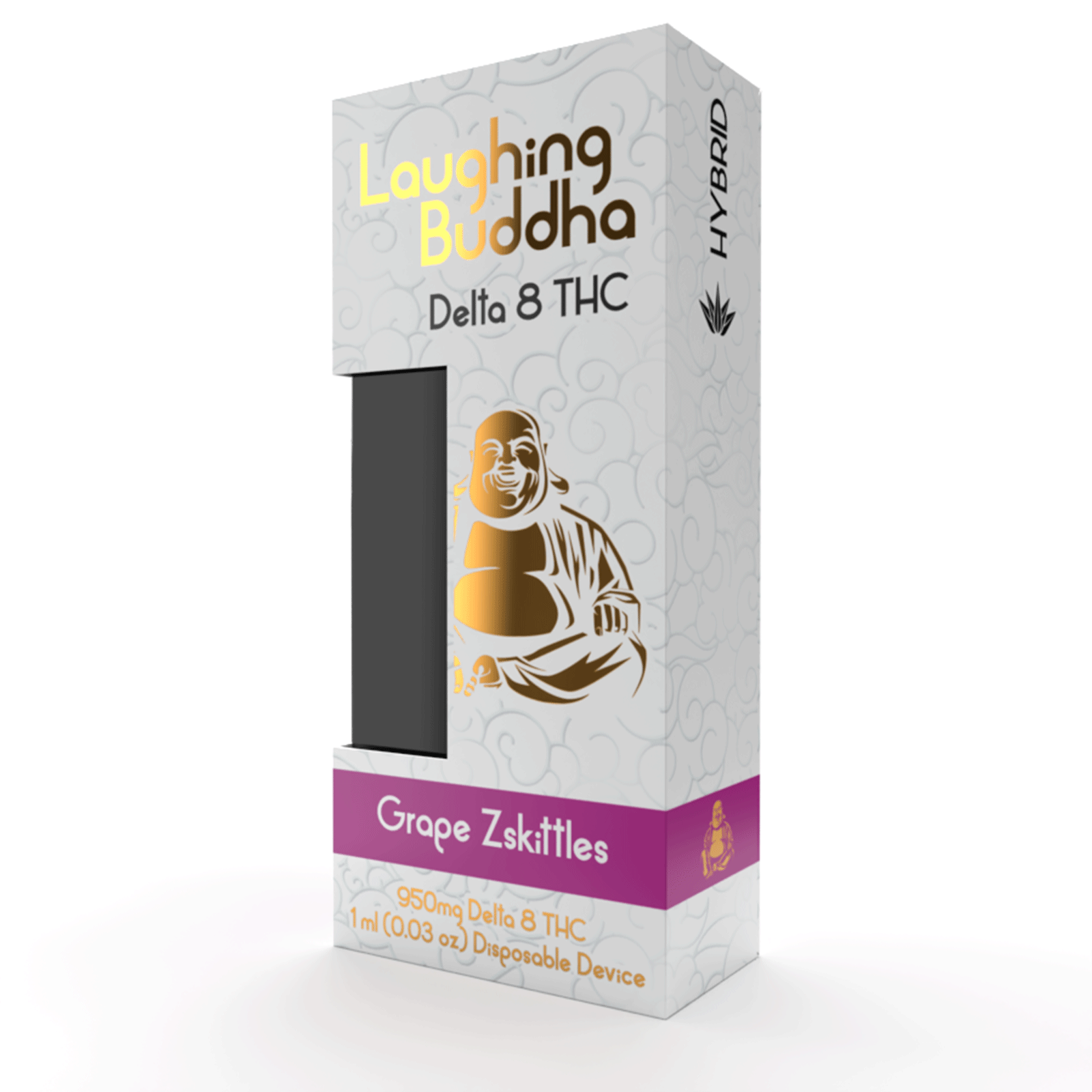 Laughing Buddha: Laughing Buddha Delta 8 THC 1ml disposable device - Grape  Zkittles