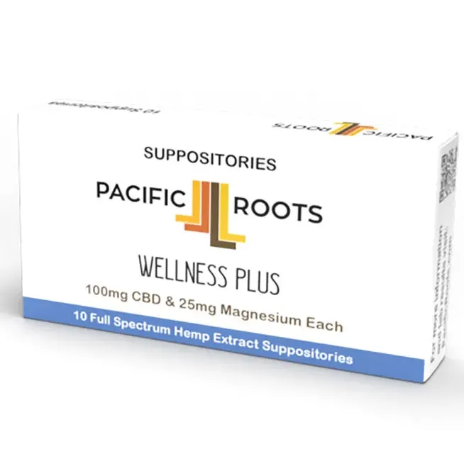 Pacific Roots: WELLNESS PLUS CBD SUPPOSITORIES | Leafly