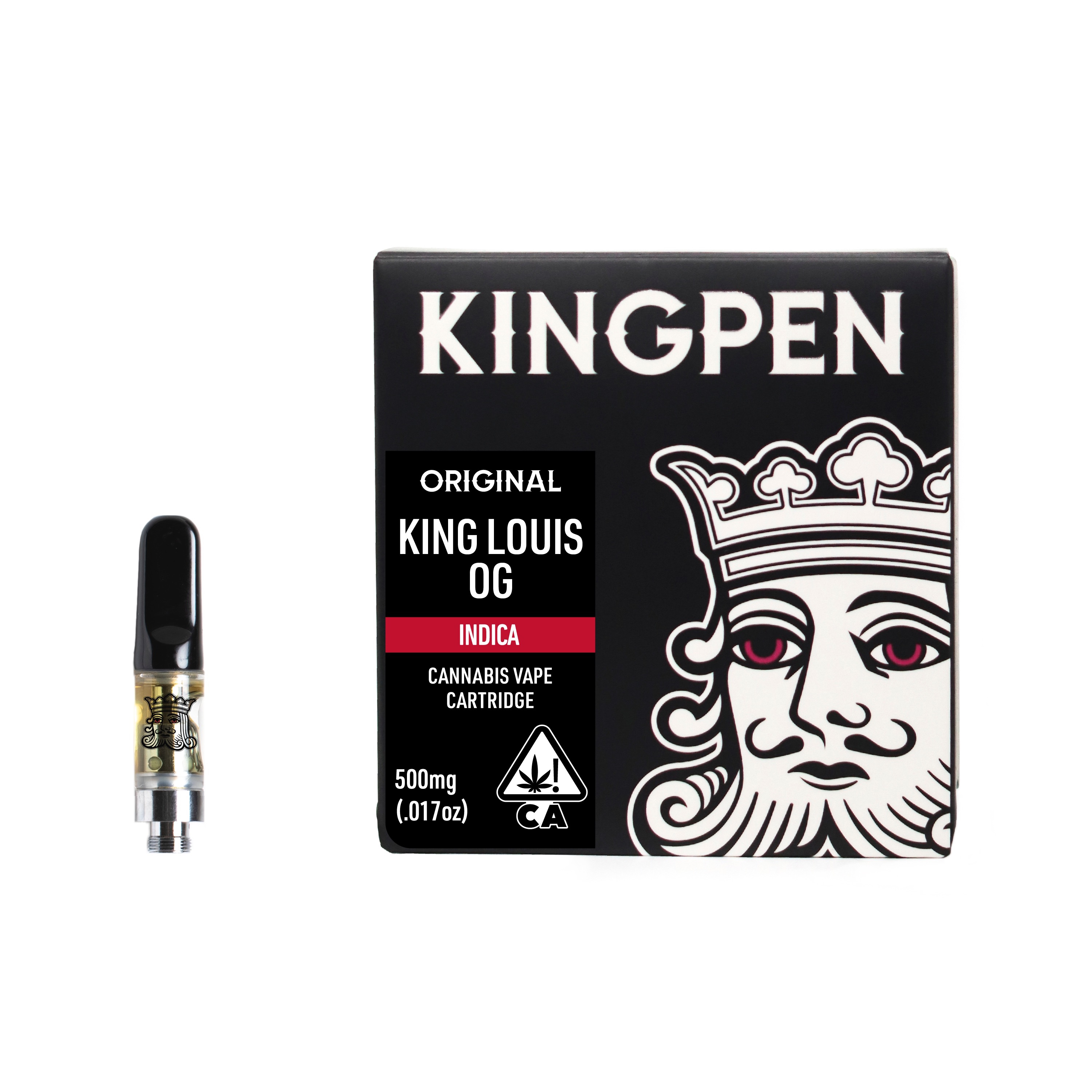 Kingpen King Louis OG .5 Gram Vape Cartridge Leafly