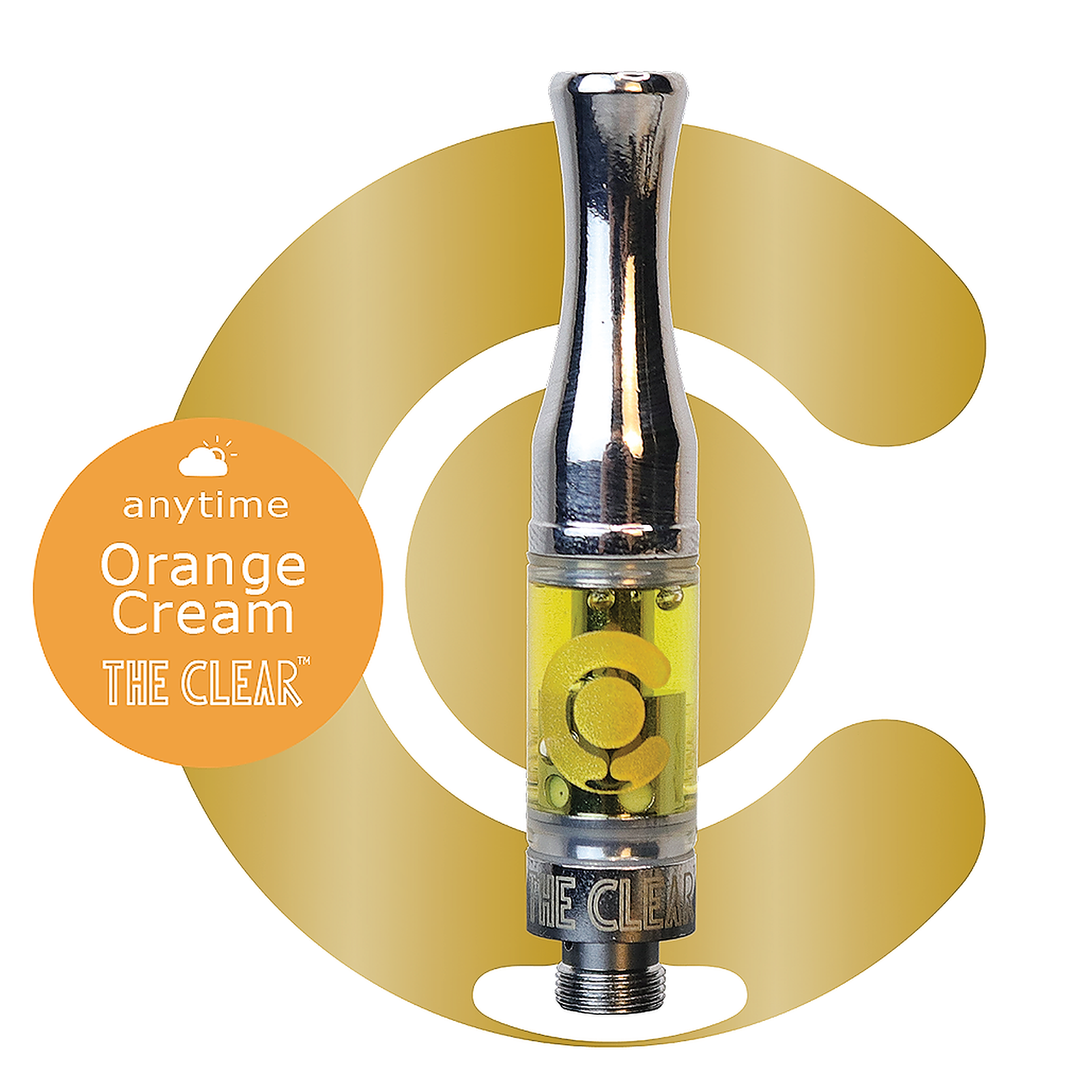 The Clear The Clear Elite 500mg Cartridge Orange Cream Leafly