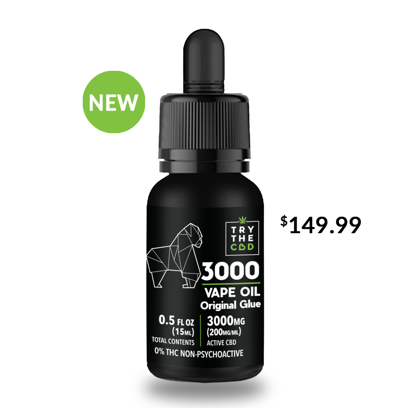 Original Glue 3000MG CBD Vape Oil Leafly