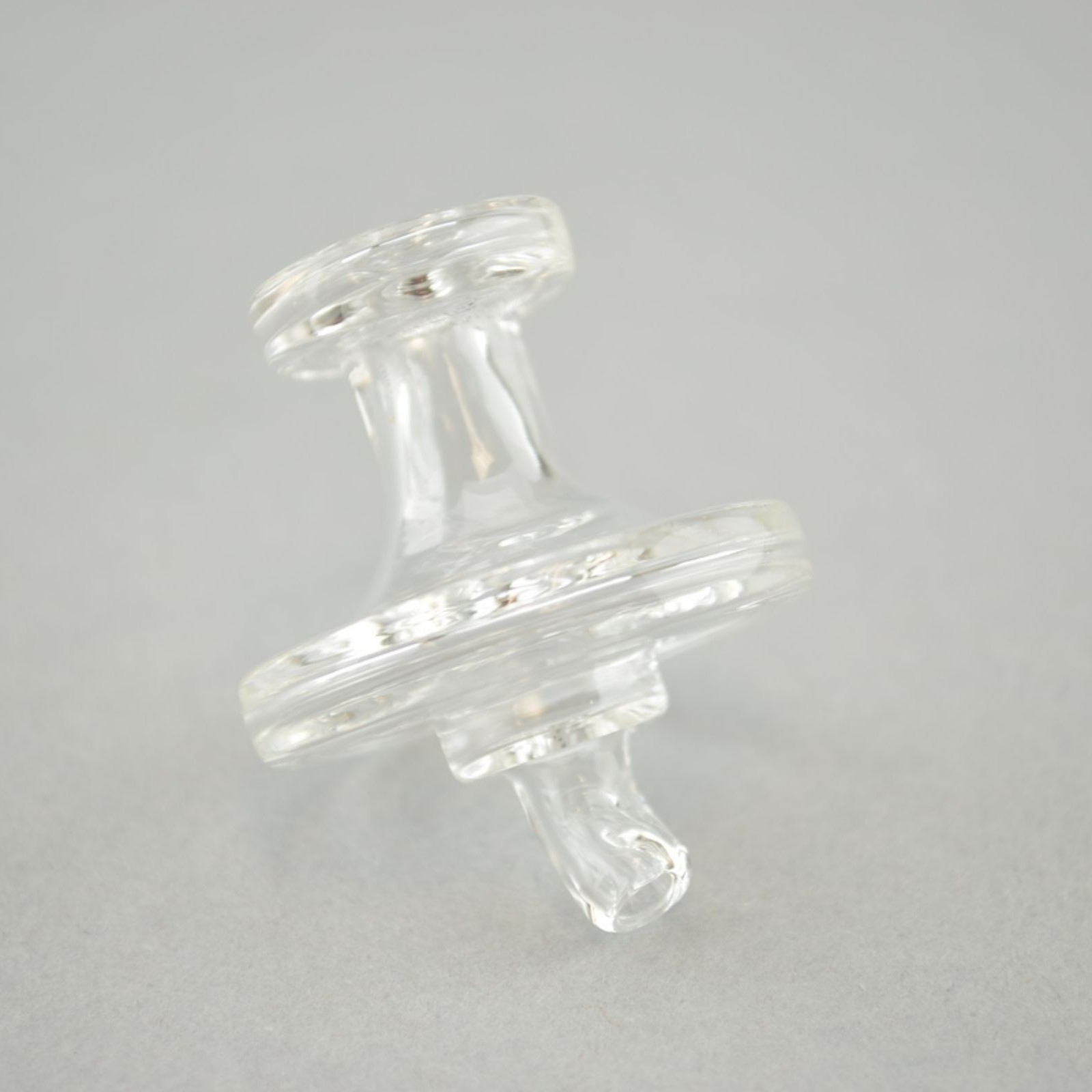 The Dab Lab QUARTZ TECH Glass Carb Cap with Directional Flow Leafly