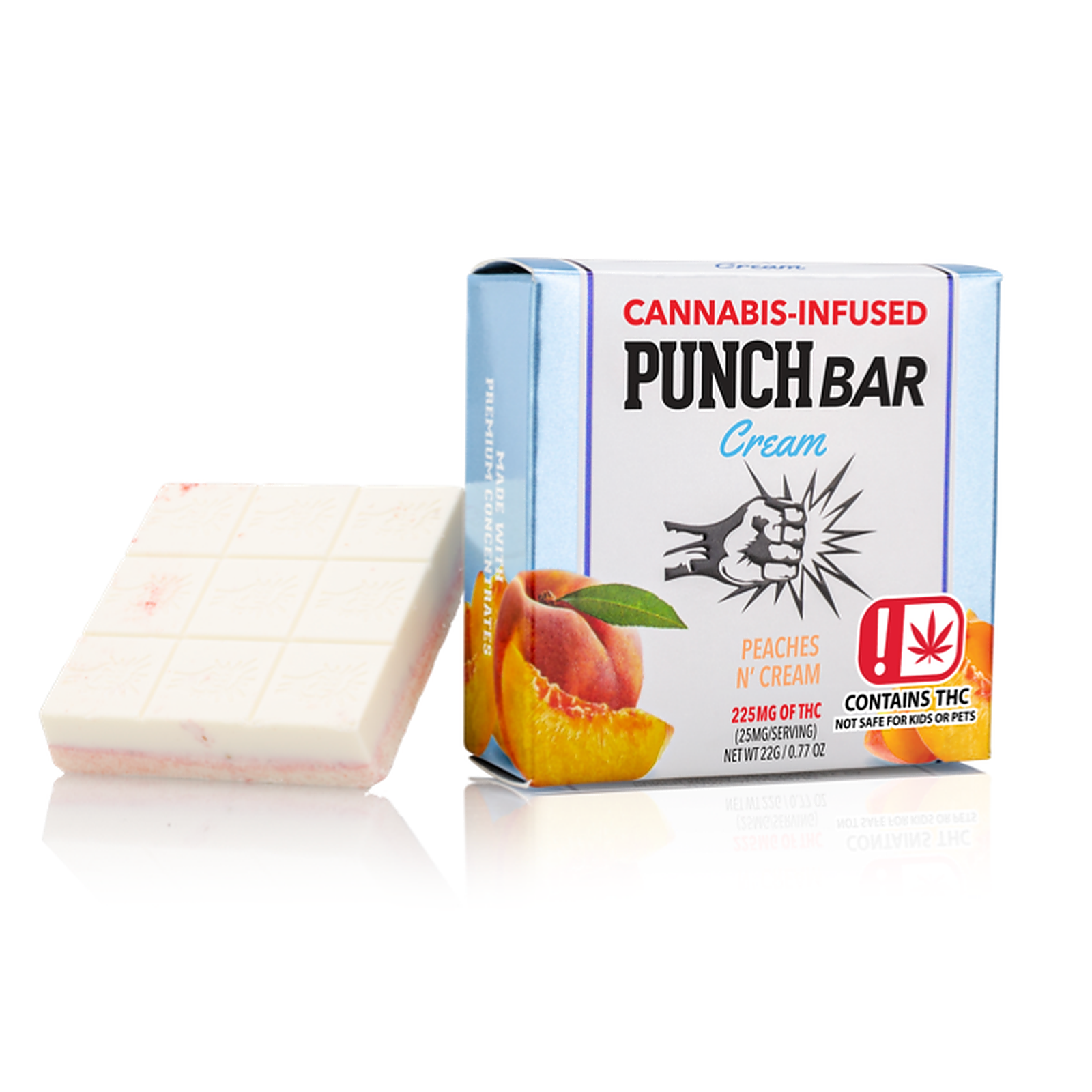 Punch Peaches N' Cream OK 225MG PunchBar Leafly