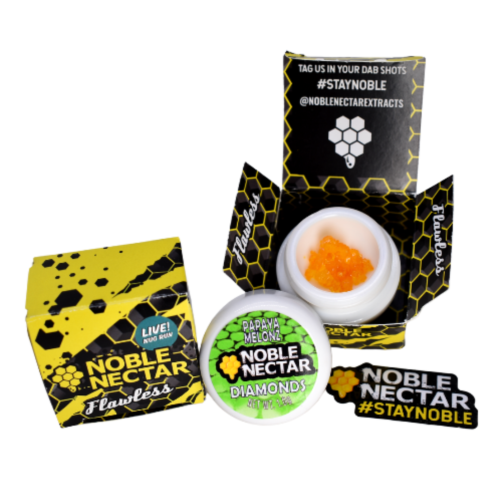 Noble Nectar Papaya Melonz (Single Source) LIVE Flawless Diamonds Leafly