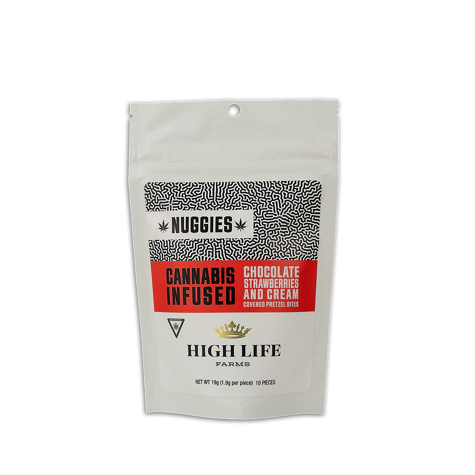 High Life Farms Nuggies Strawberries and Cream 200mg Leafly