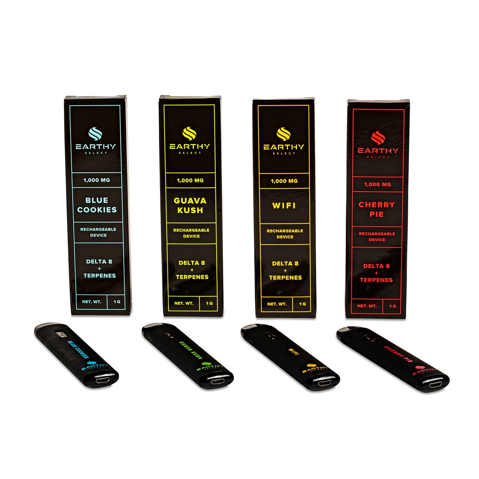 Earthy Select: Delta-8 THC Rechargeable Vape Pens | Leafly