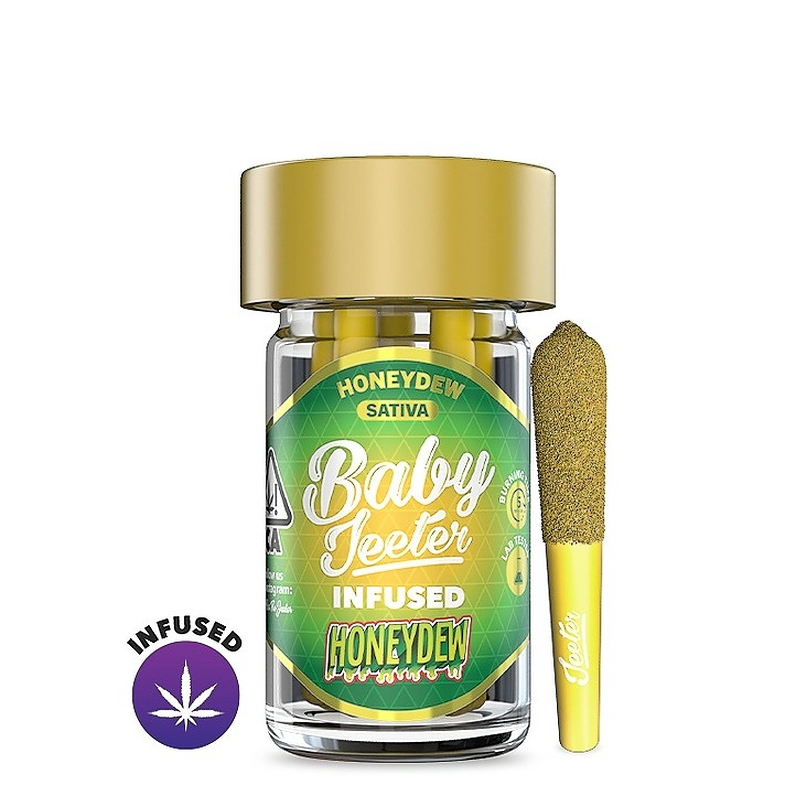 Jeeter: Honeydew Infused Baby Jeeter 5 Pack 2.5G | Leafly