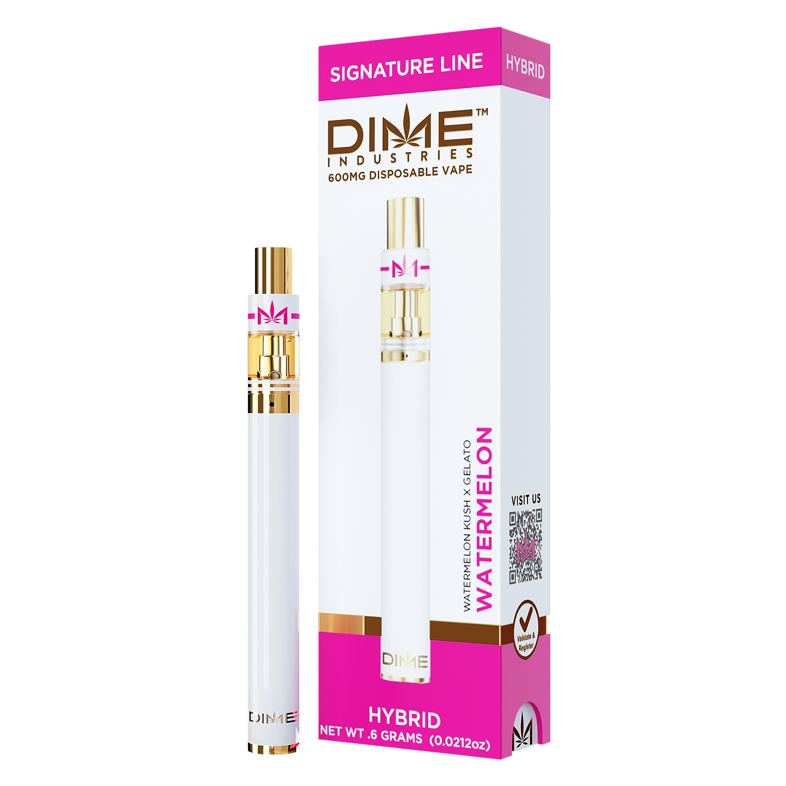 Dime Industries Watermelon Disposable Pen 0.6g Leafly