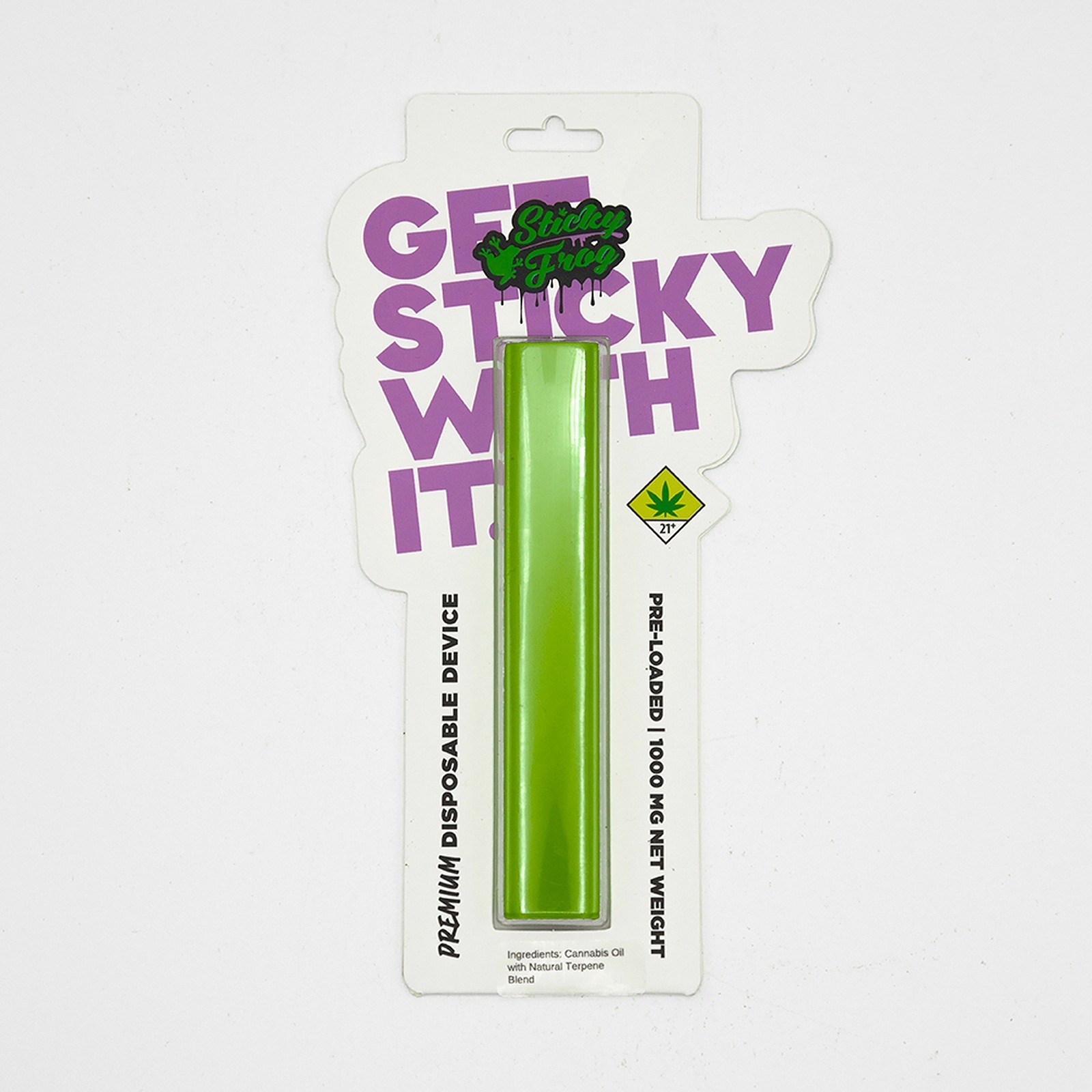 Sticky Frog by Grow Op Farms Zkittlez Disposable Vape 1g Leafly