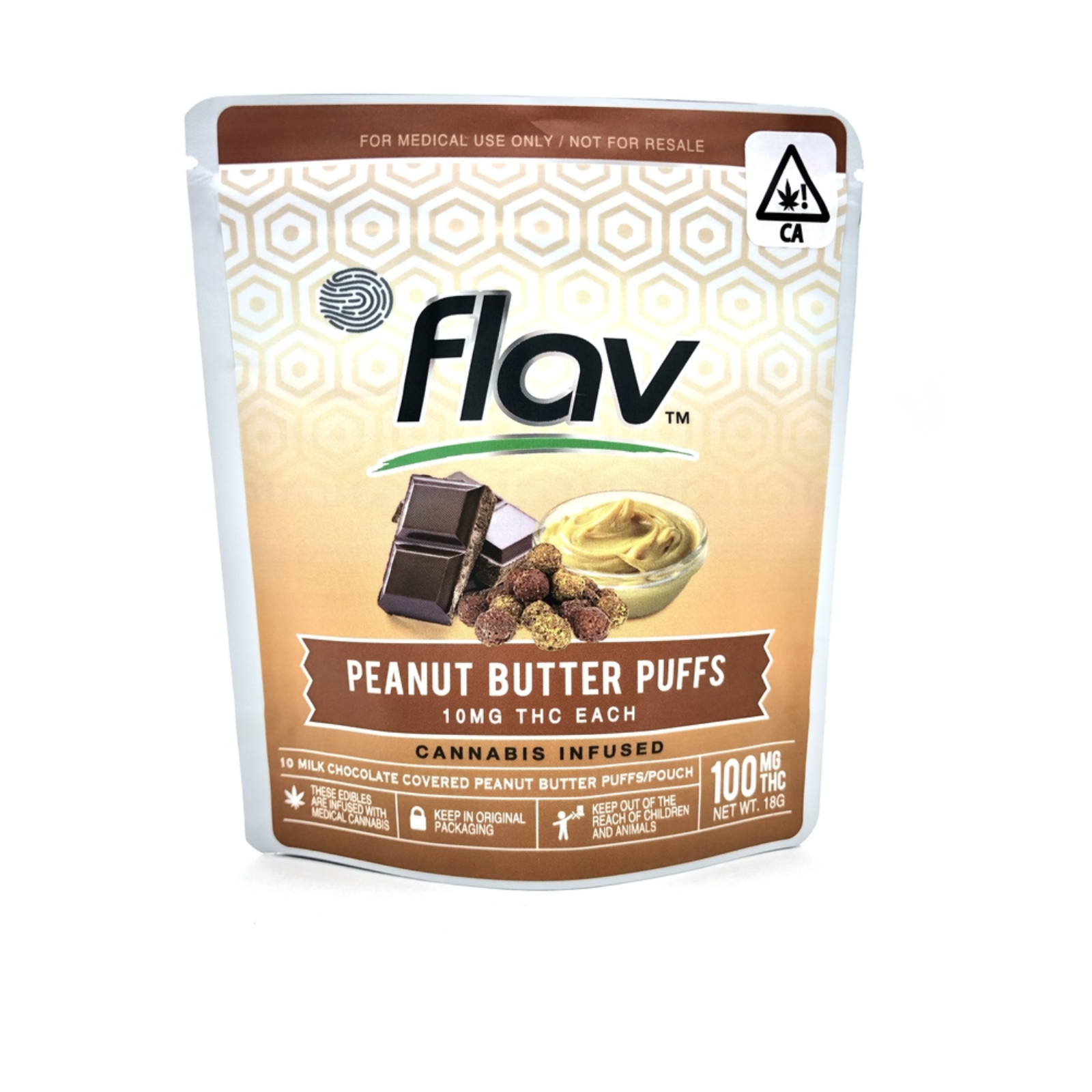 Peanut Butter Puffs 100mg 10Pack Leafly