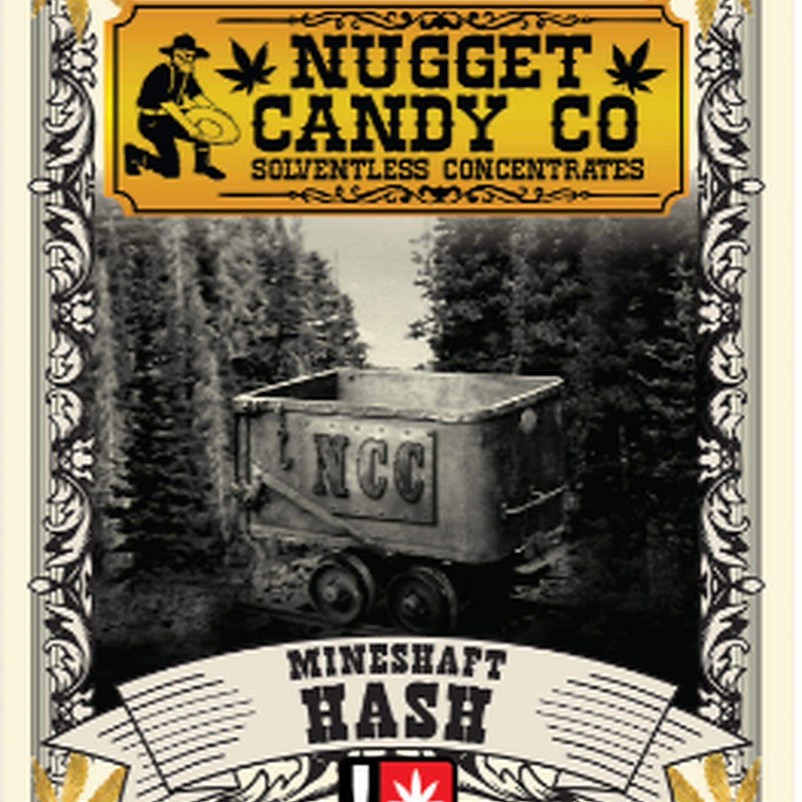 Nugget Candy Co.: Glory Hole - Mineshaft Hash 1g | Leafly