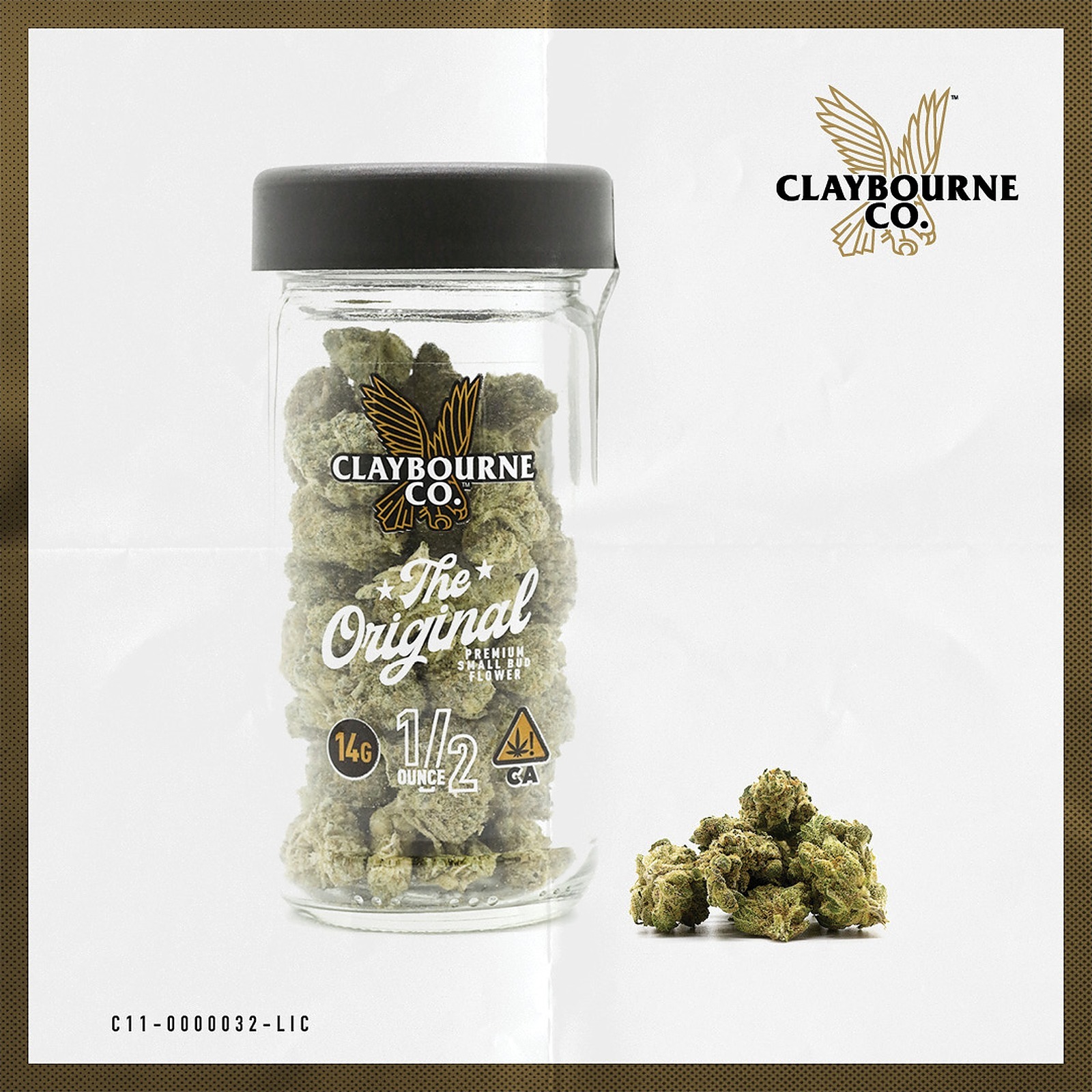 Claybourne Co. Ice Cream Kush (14g) Small Buds Leafly