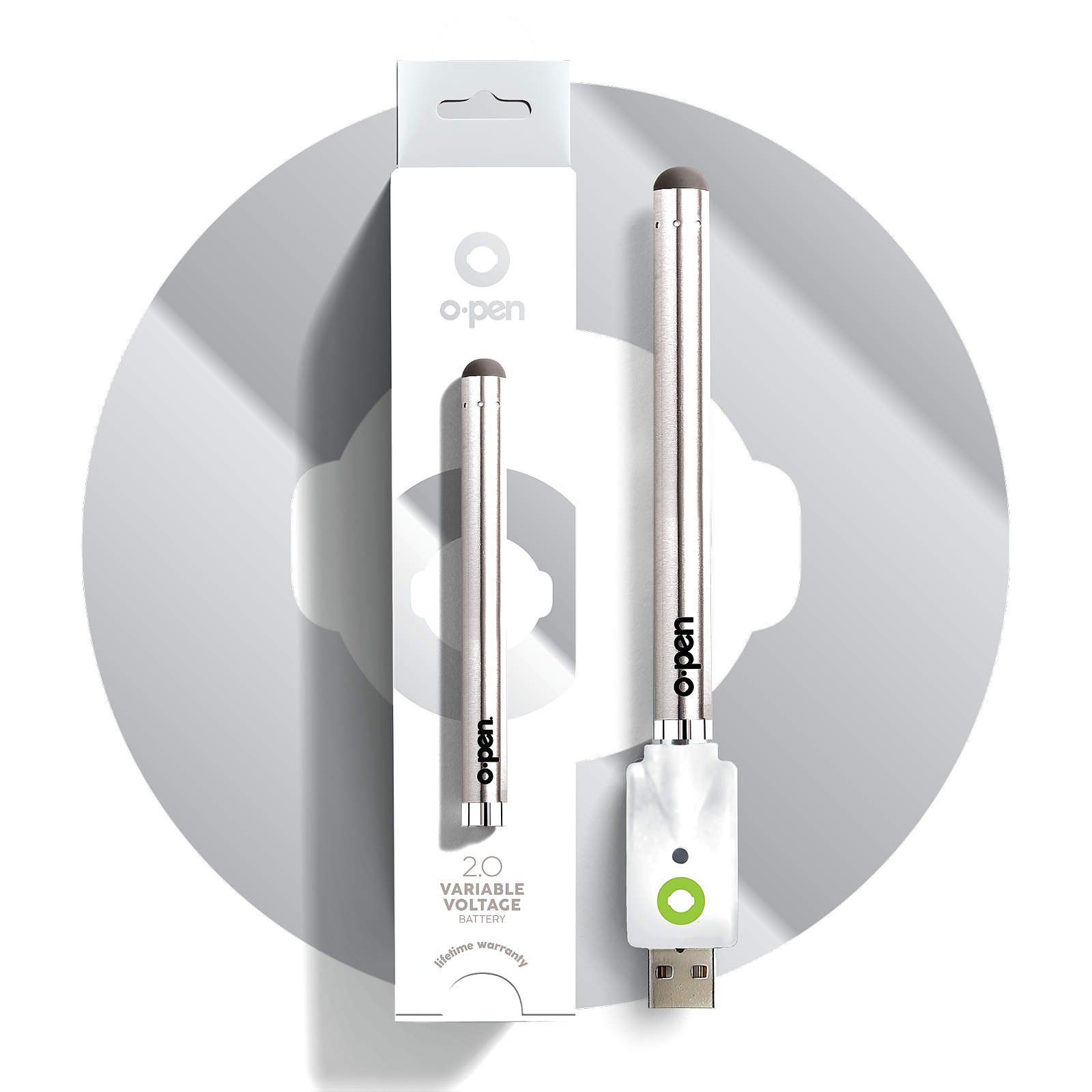 O.pen O.pen 2.0 Silver Battery Leafly