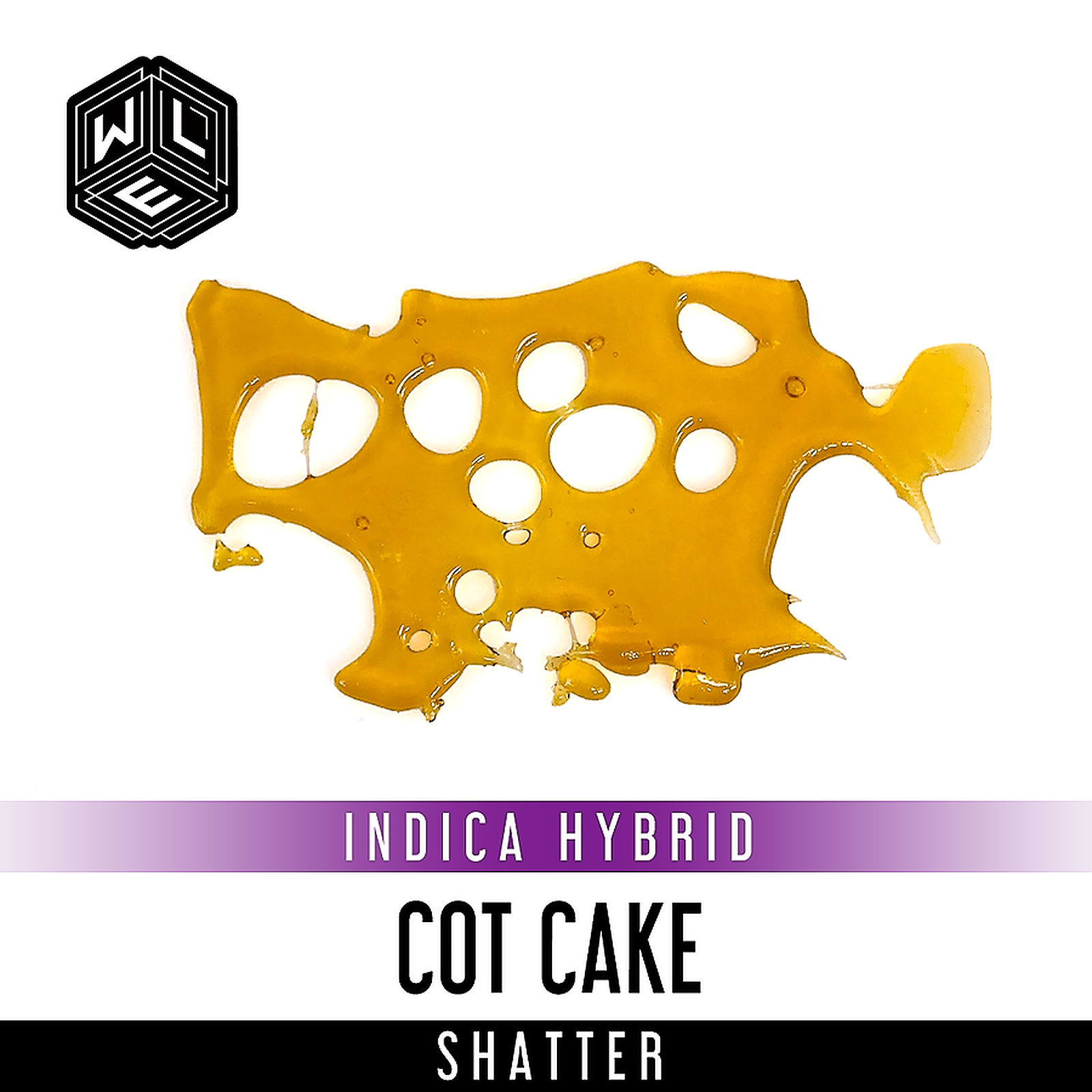 White Label Extracts: Label > Shatter > Cot Cake