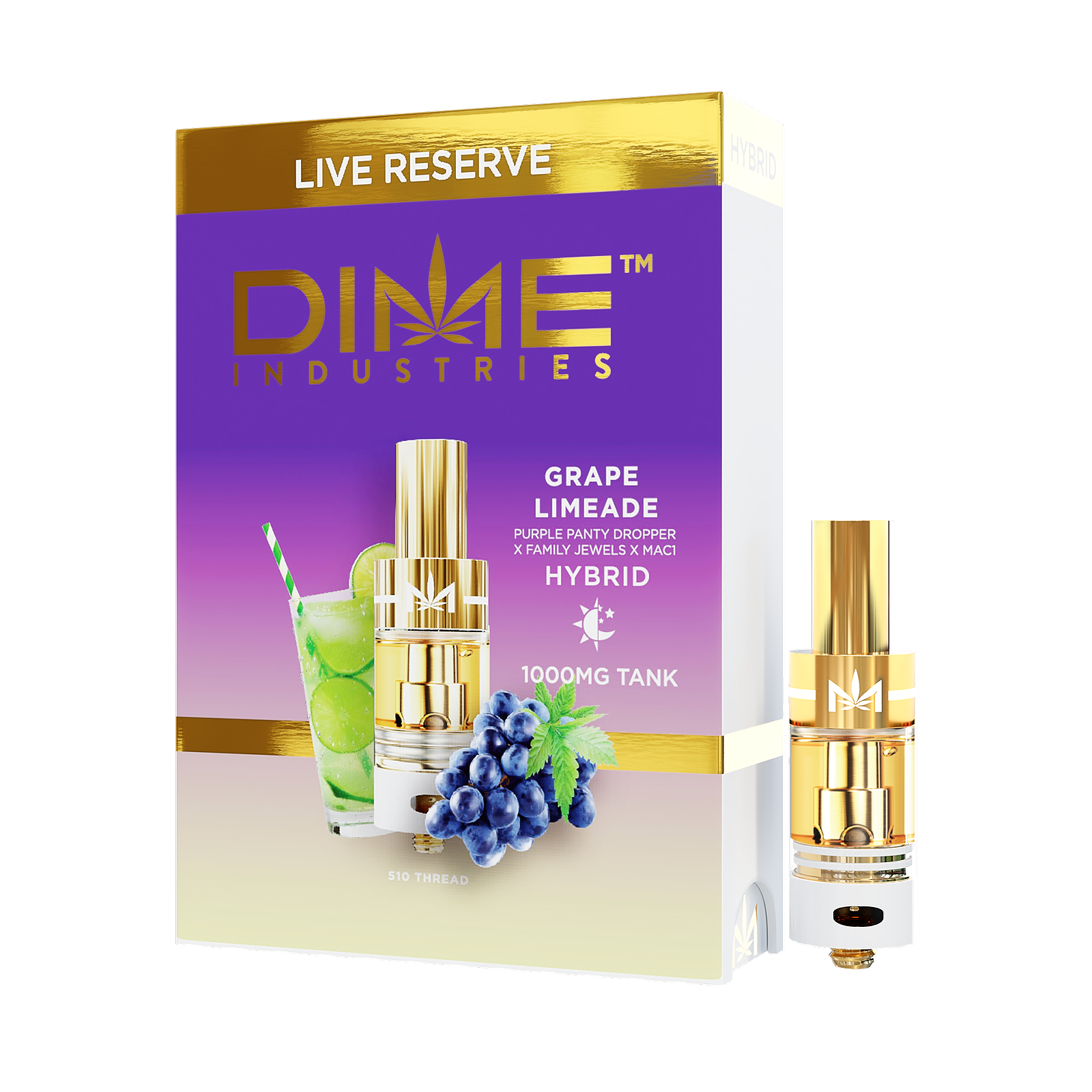 Dime Industries Live Reserve Grape Limeade Hybrid 1g Leafly