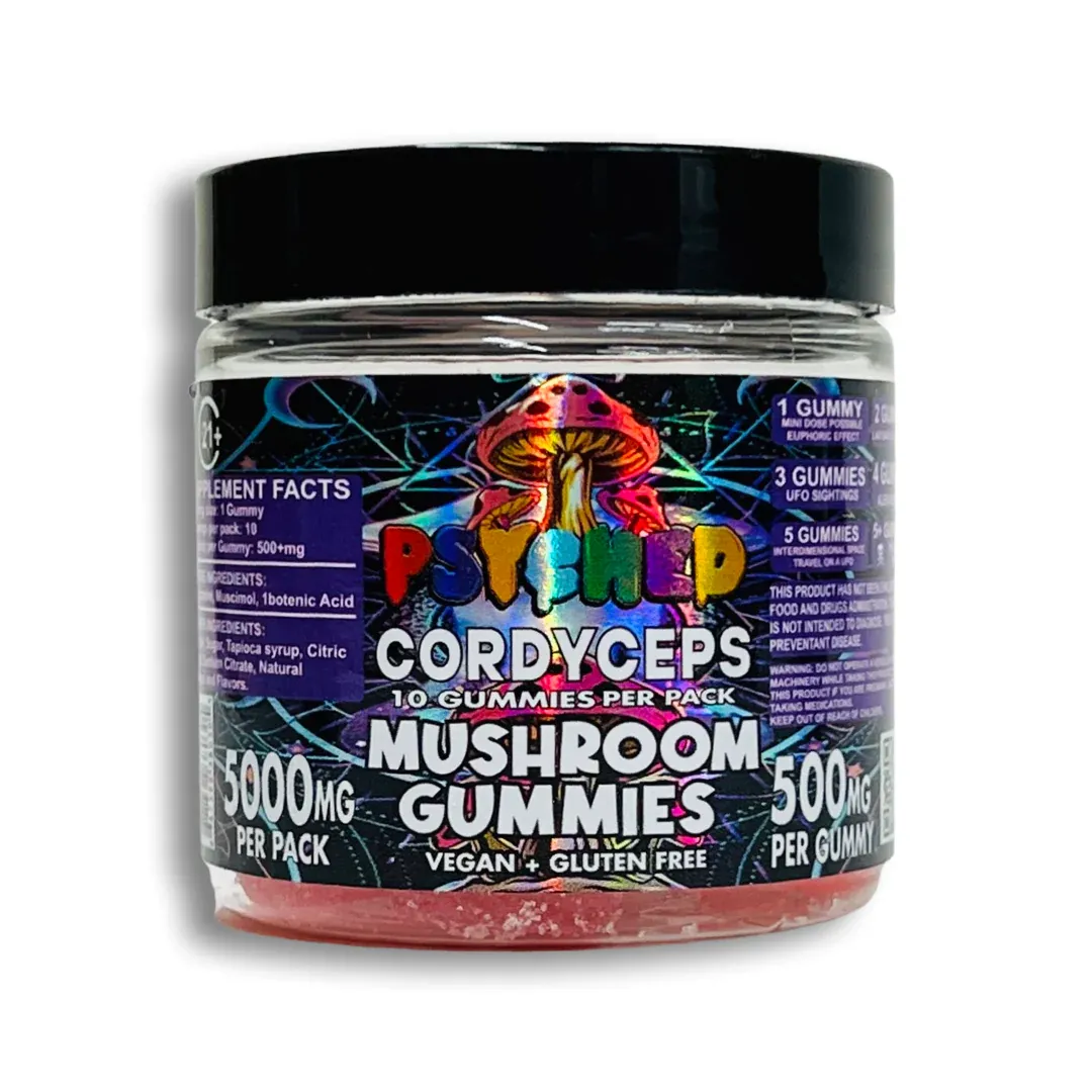Illuminati Glass PSYCHED 5000mg EDIBLES (Jars) Leafly