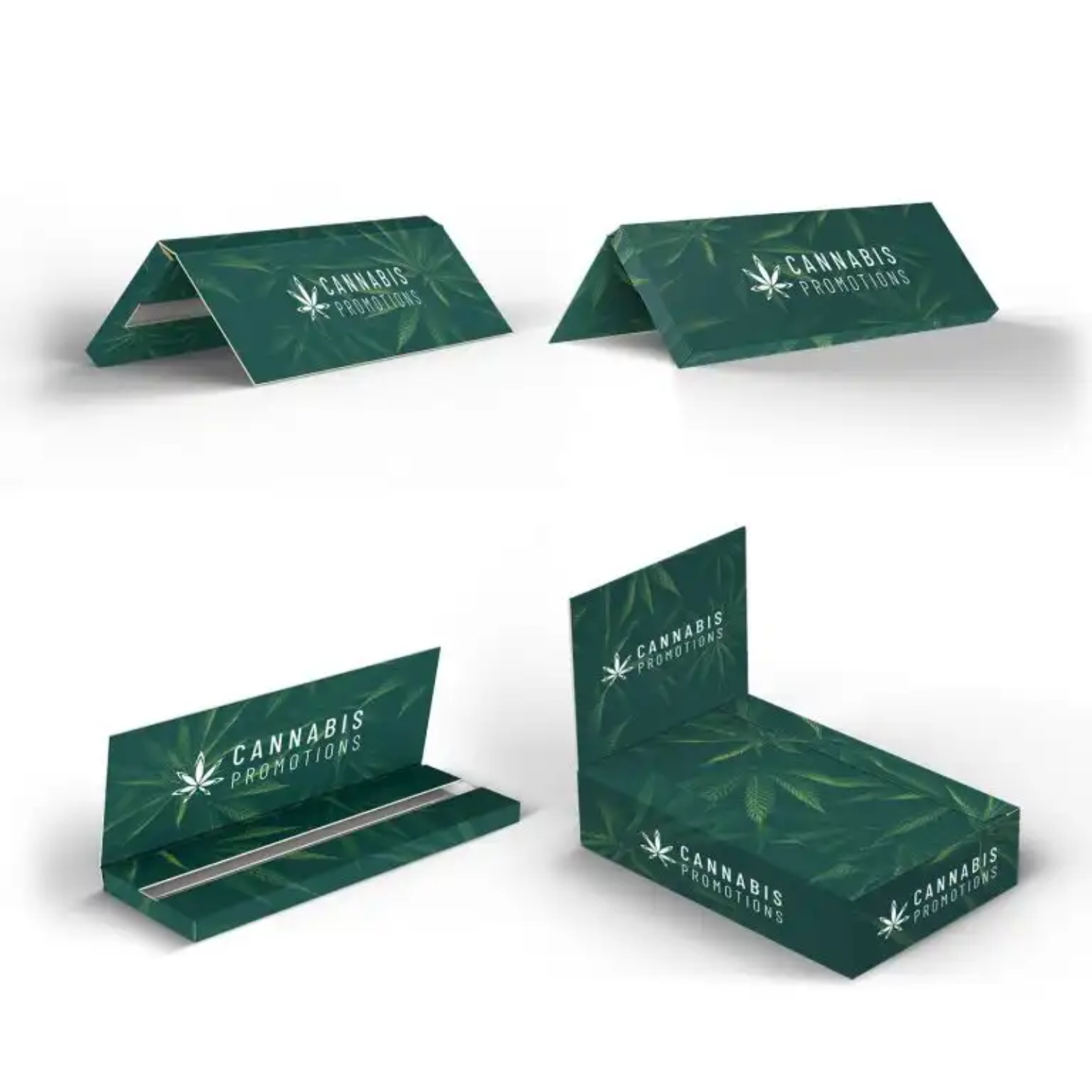 Cannabis Promotions 1 1/4″ Rolling Papers Fully Customized Booklets