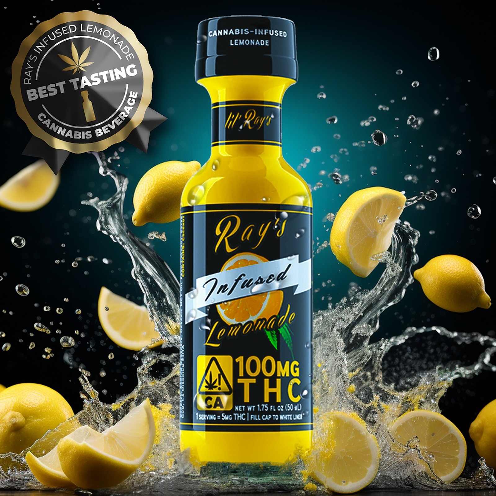 Ray's Lemonade Original lil' Ray's Lemonade 100mg THCCalifornia Leafly