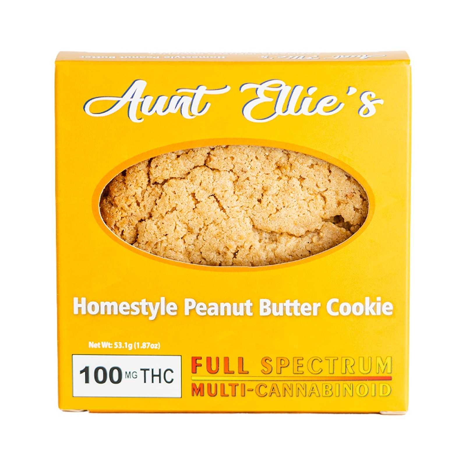 Aunt Ellie's Aunt Ellie's Homestyle Peanut Butter Cookie [100mg