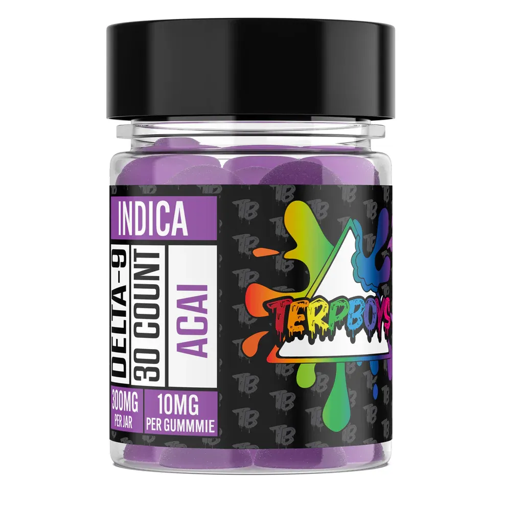 Terp Boys: 10mg Delta 9 Gummies Acai Indica | Leafly