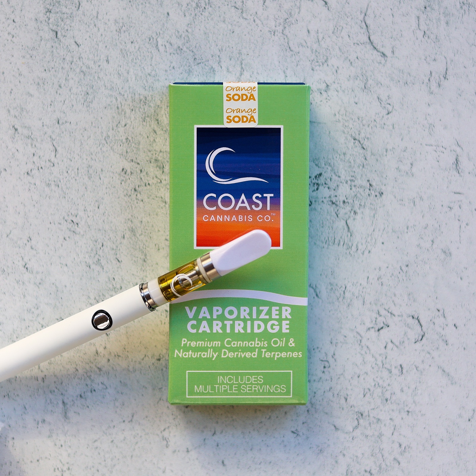 Coast Cannabis Co. Orange Soda 0.5G Vaporizer Cartridge Leafly