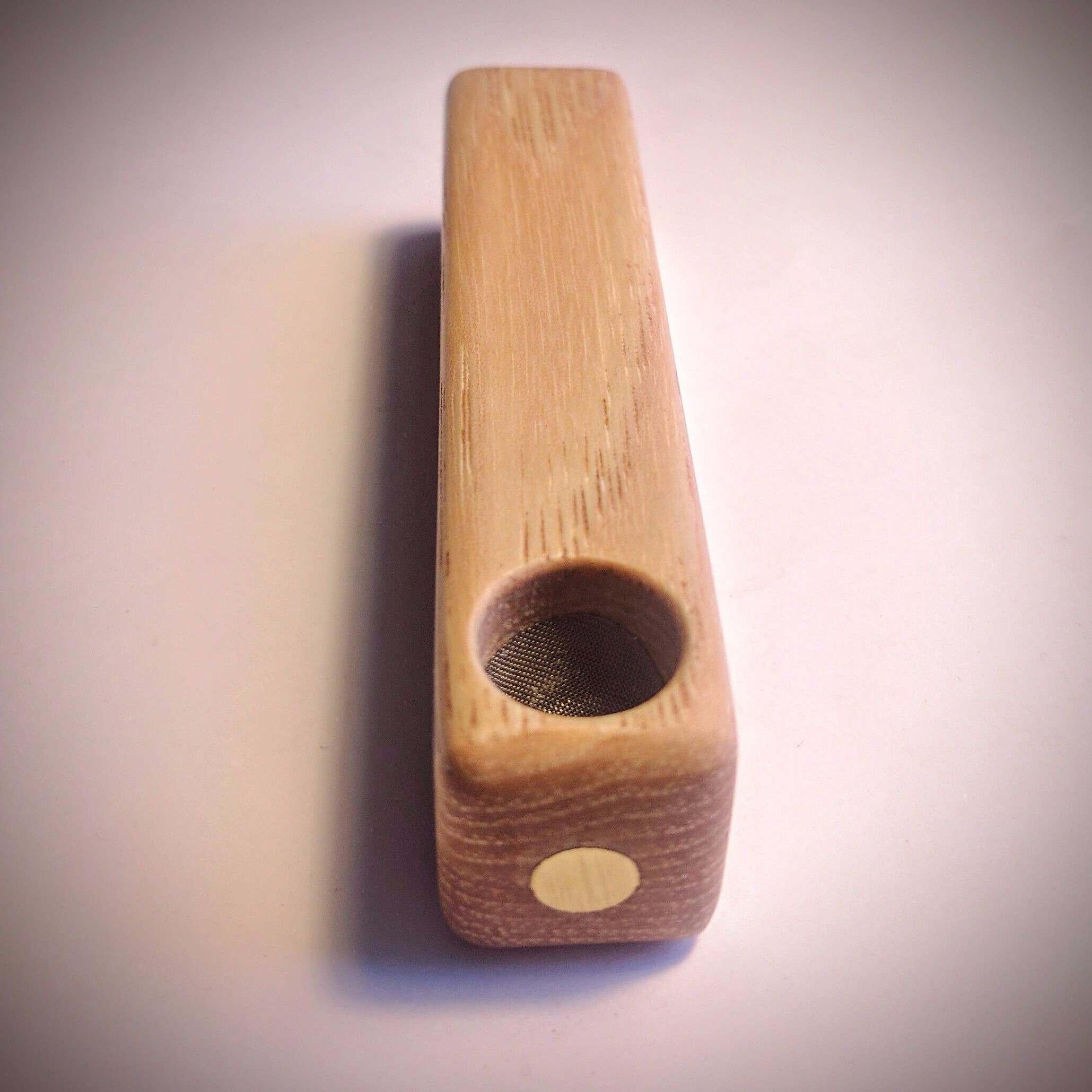 Pipe Dream Arts: Wooden HICKORY Smoking Pipe - Handmade Wooden Travel Pipe 