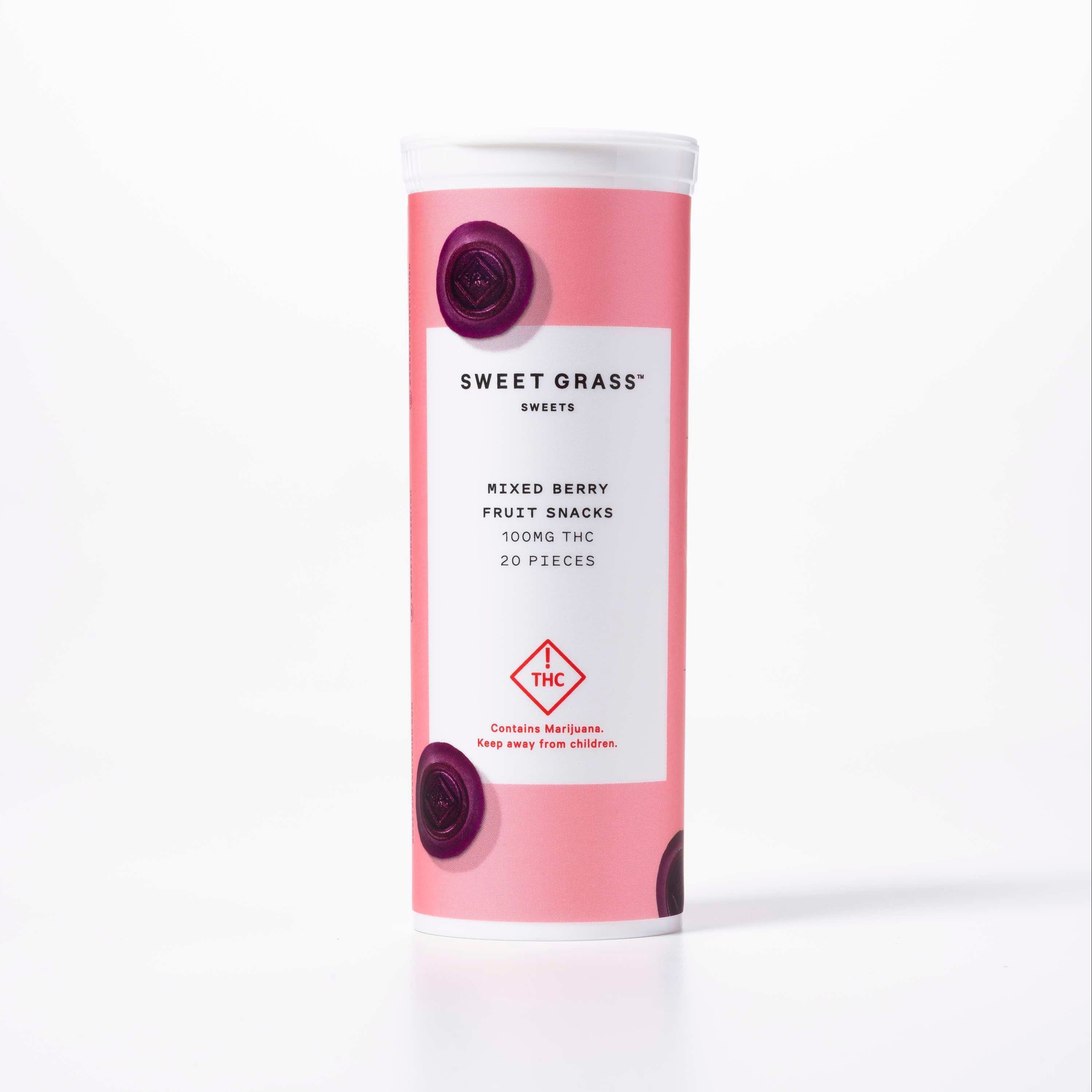 Sweet Grass Fruit Snacks Mixed Berry Recreational Leafly