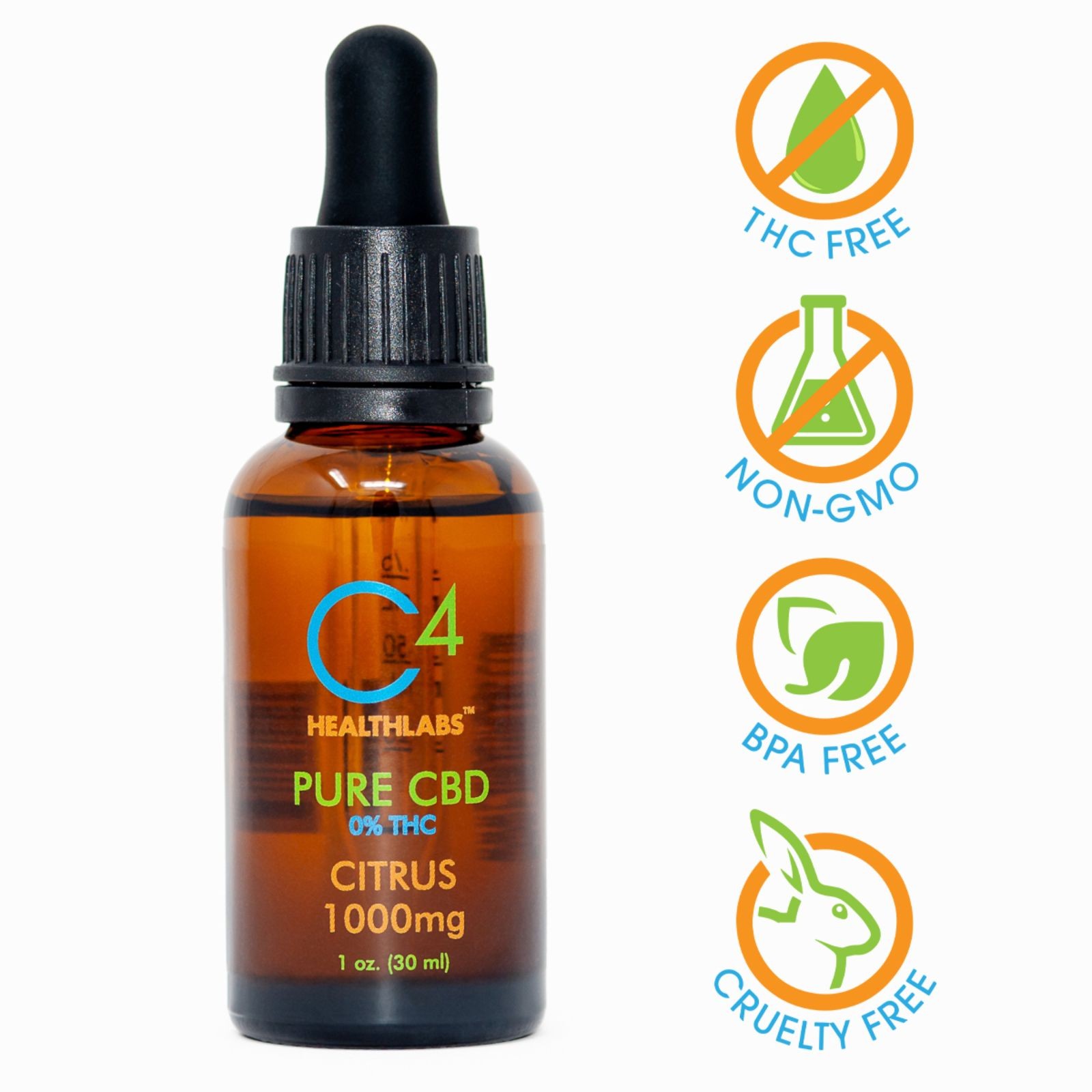 THC Free CBD Oil 1,000mg CITRUS | Leafly