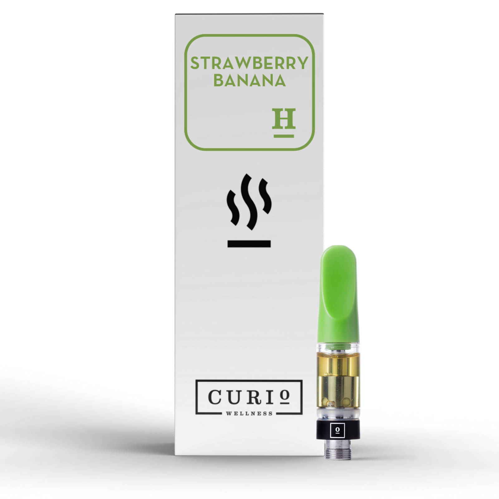 Curio Wellness: Strawberry Banana Vape Cartridge [1g] | Leafly