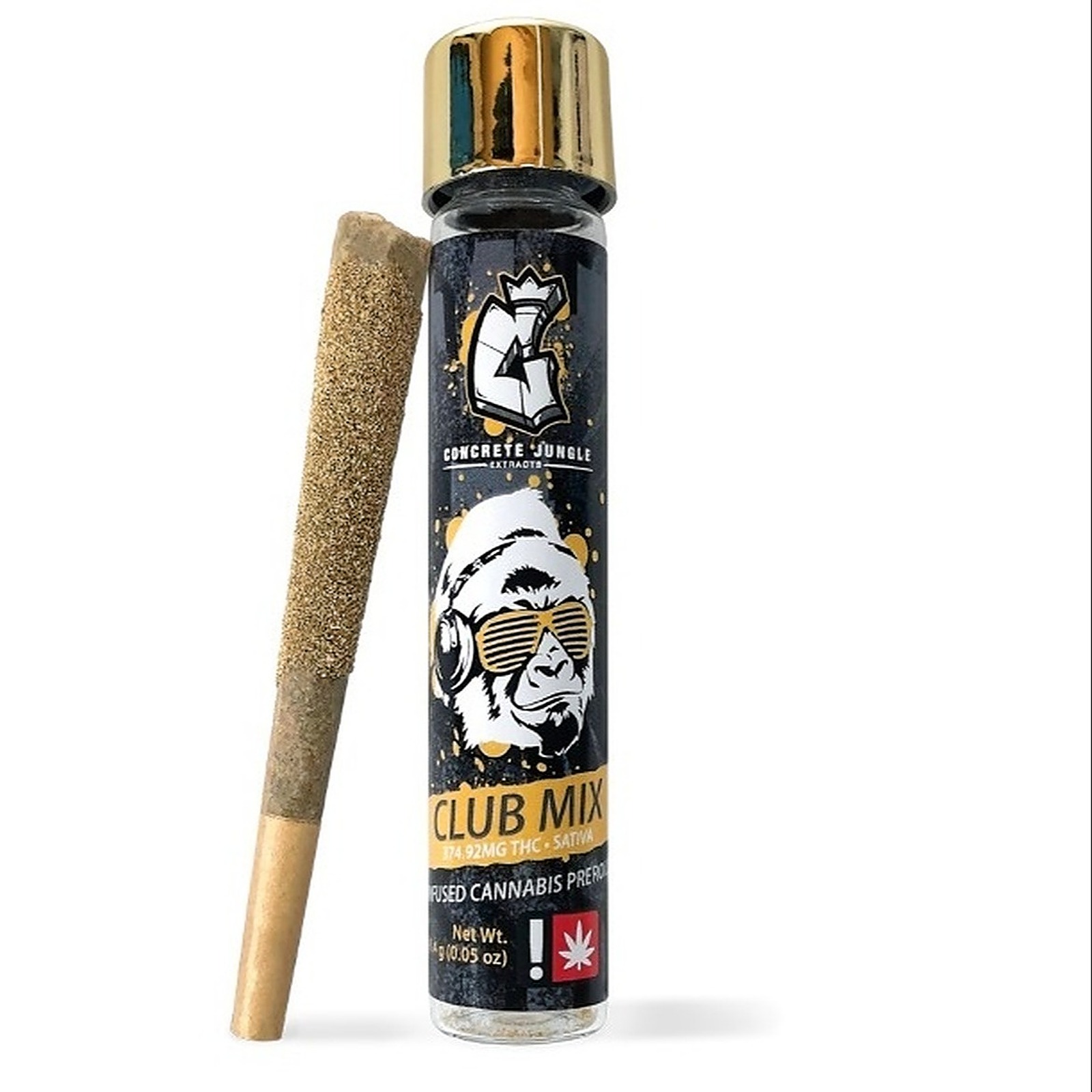 Concrete Jungle Extracts xConcrete Jungle Infused Pre Roll SCOOBY