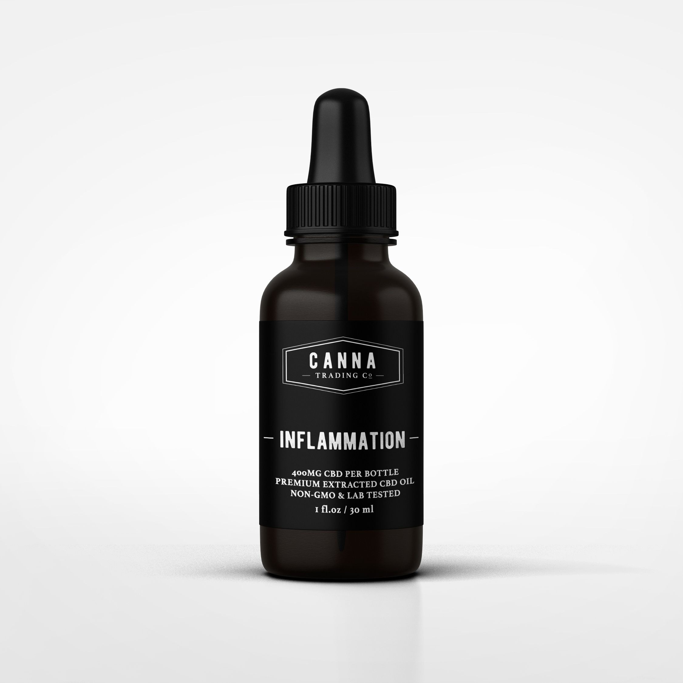 Canna Trading Company: CBD OIL INFLAMMATION TINCTURE - 400mg | Leafly
