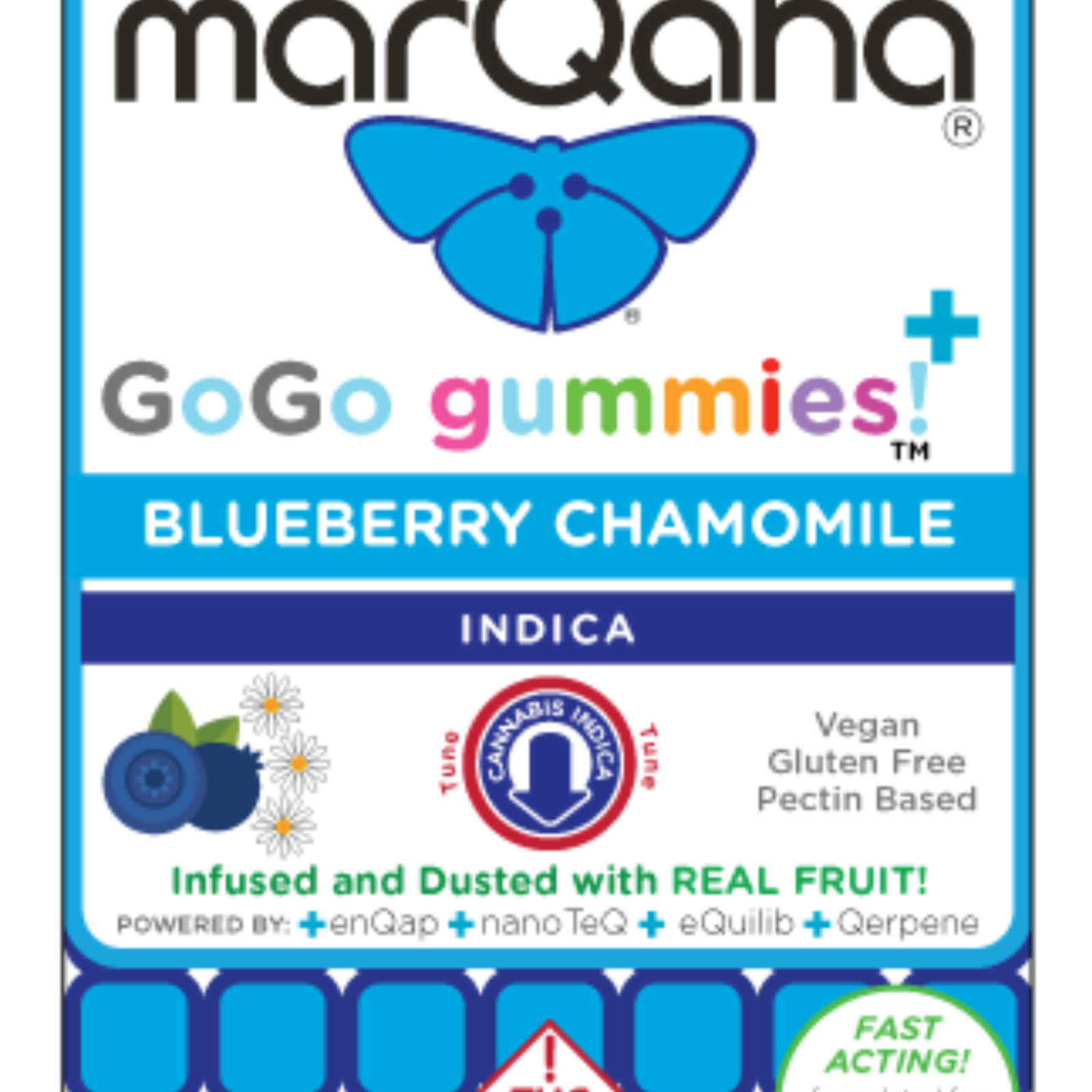 Blueberry Chamomile GoGo Gummy Leafly