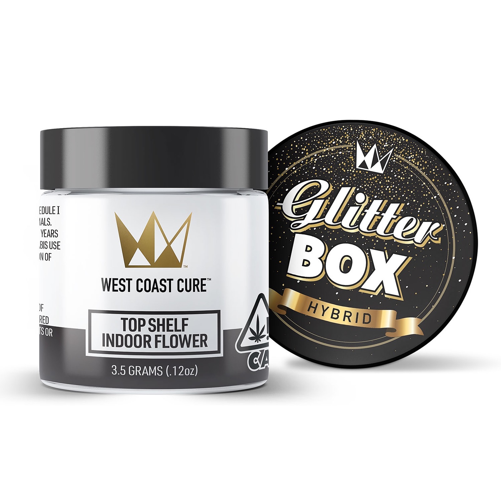 West Coast Cure Glitter Box 3.5G Top Shelf Flower Leafly