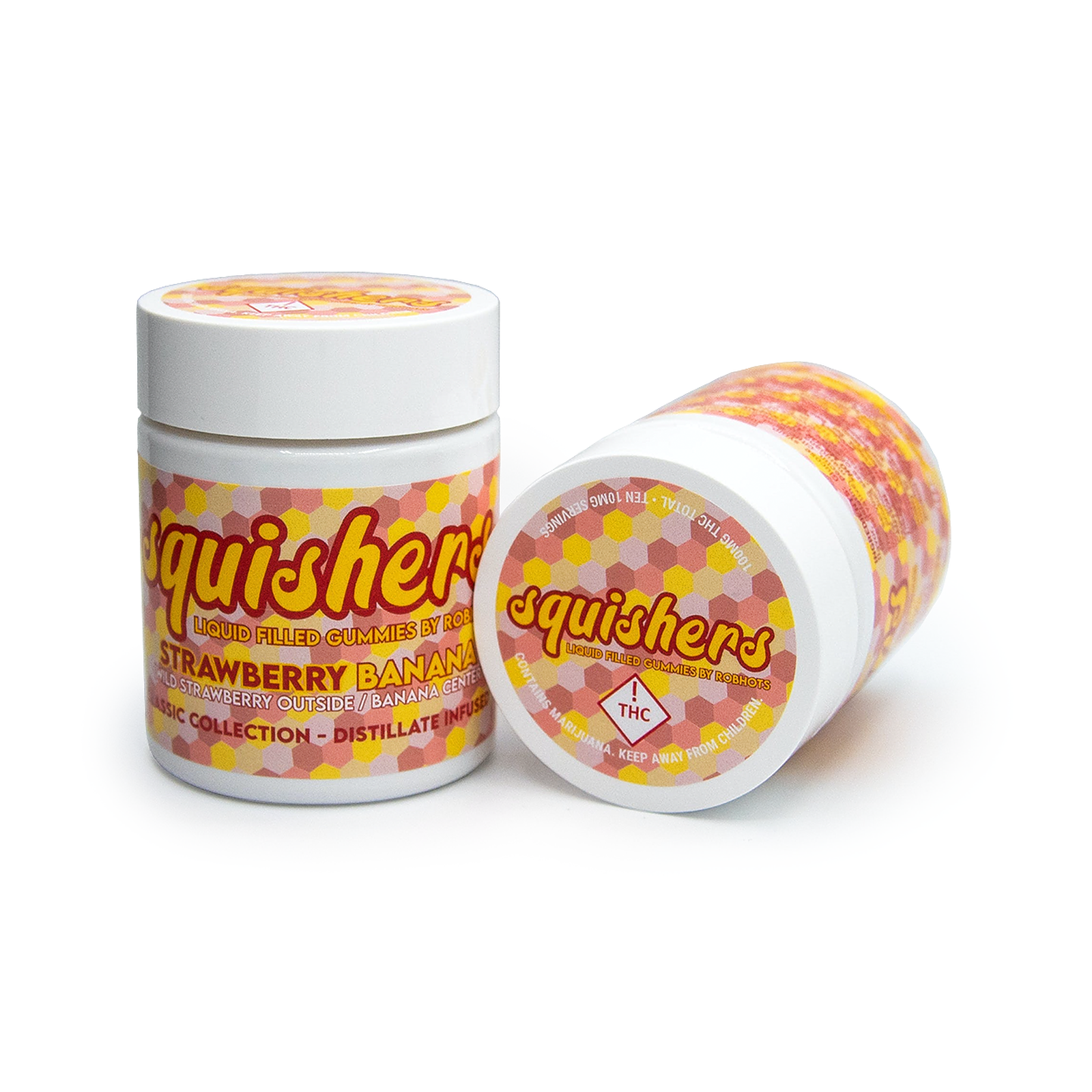 Robhots Edibles: ROBHOTS Squishers Gummies | 100mg, Strawberry Banana ...