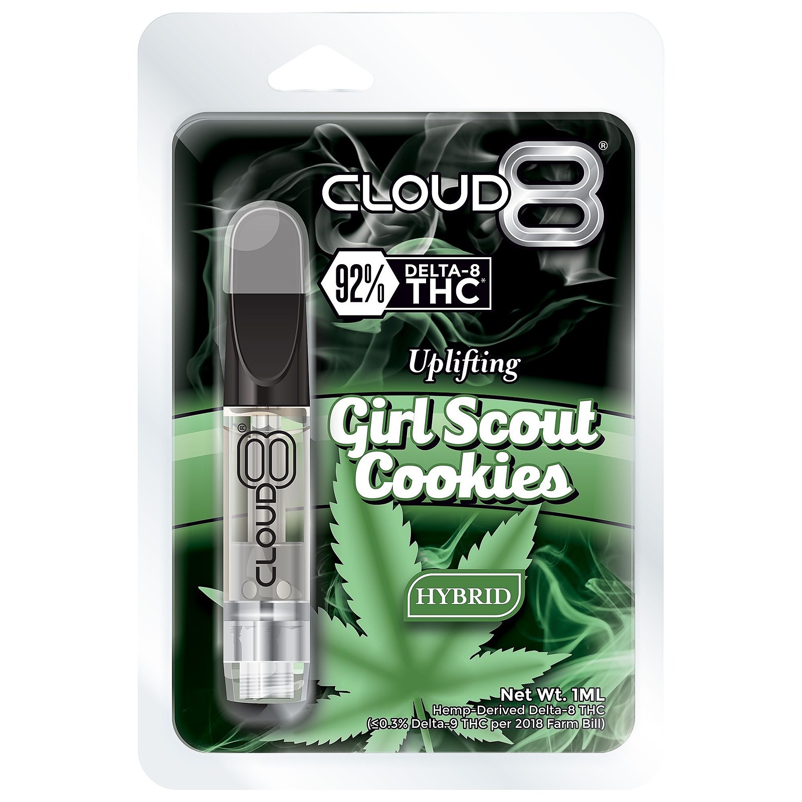 Cloud 8 Delta8 THC Cloud 8 Delta 8 Girl Scout Cookies 1ML