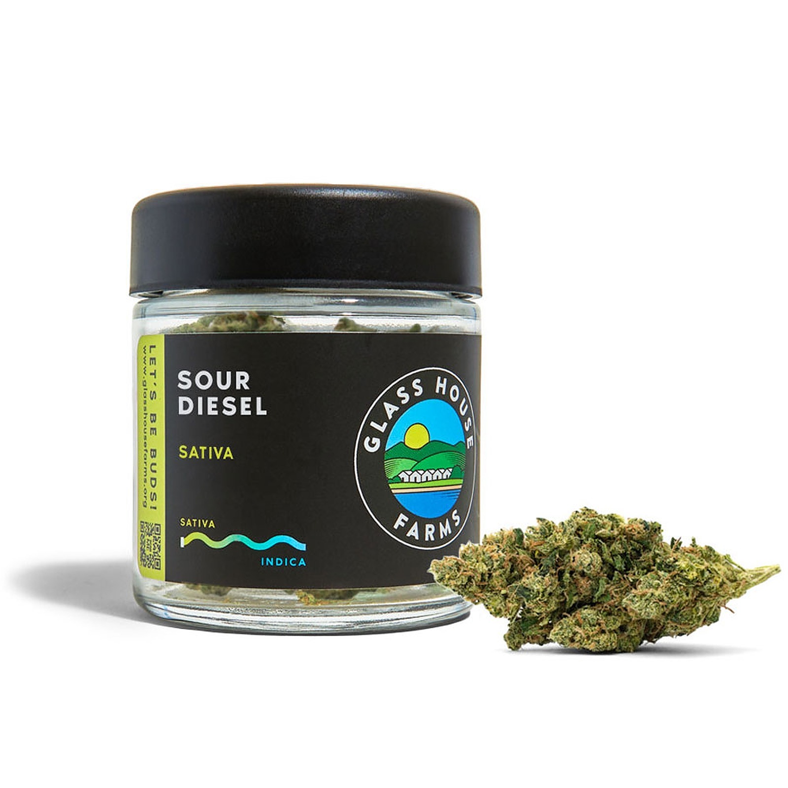 Glass House Farms Sour Diesel [3.5g Jar] Leafly