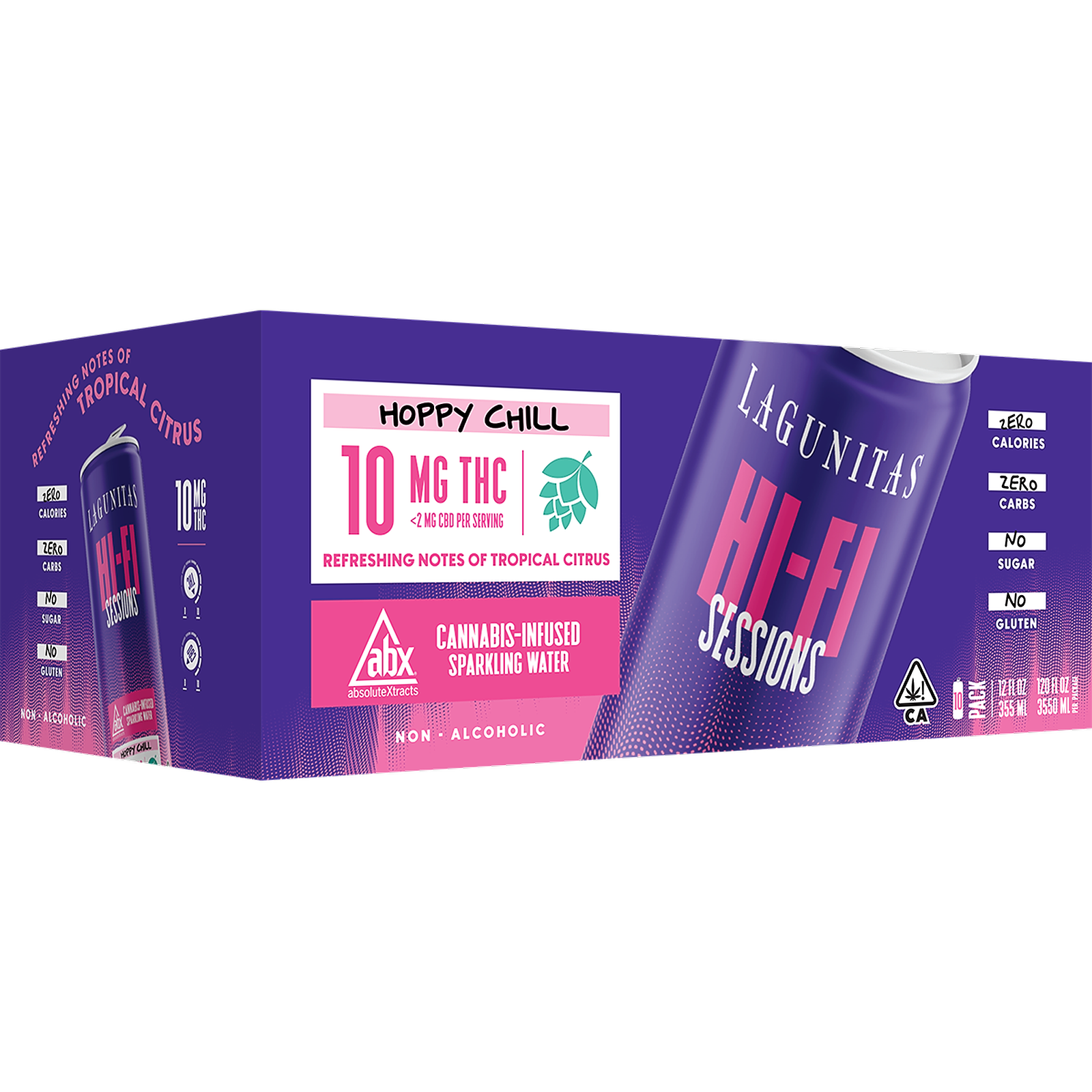 Hi-Fi Sessions — X 10 Cannabis Sparkling Water