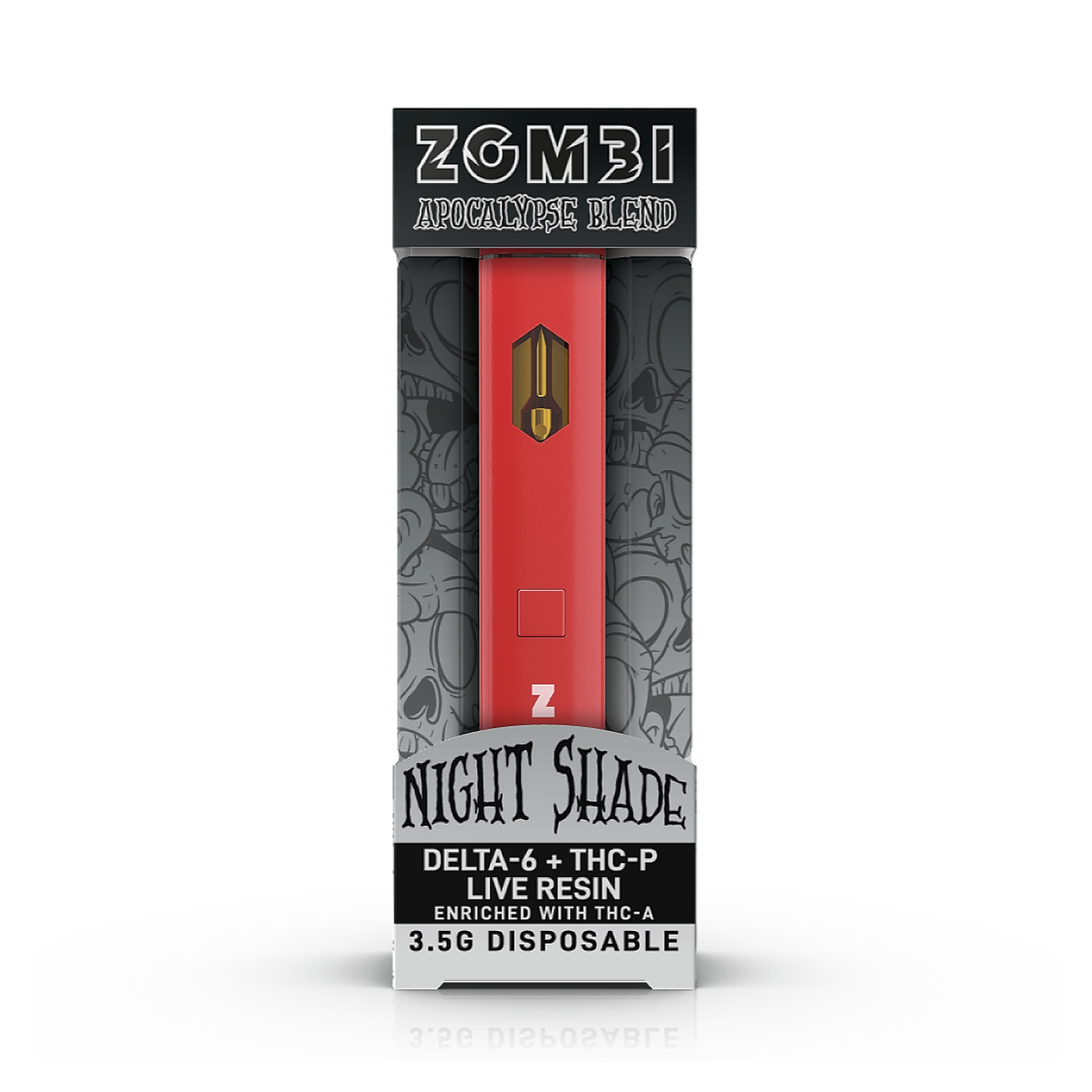The Zombi Nation: Night Shade: Apocalypse Blend Special Edition 3.5G  Disposable | Leafly