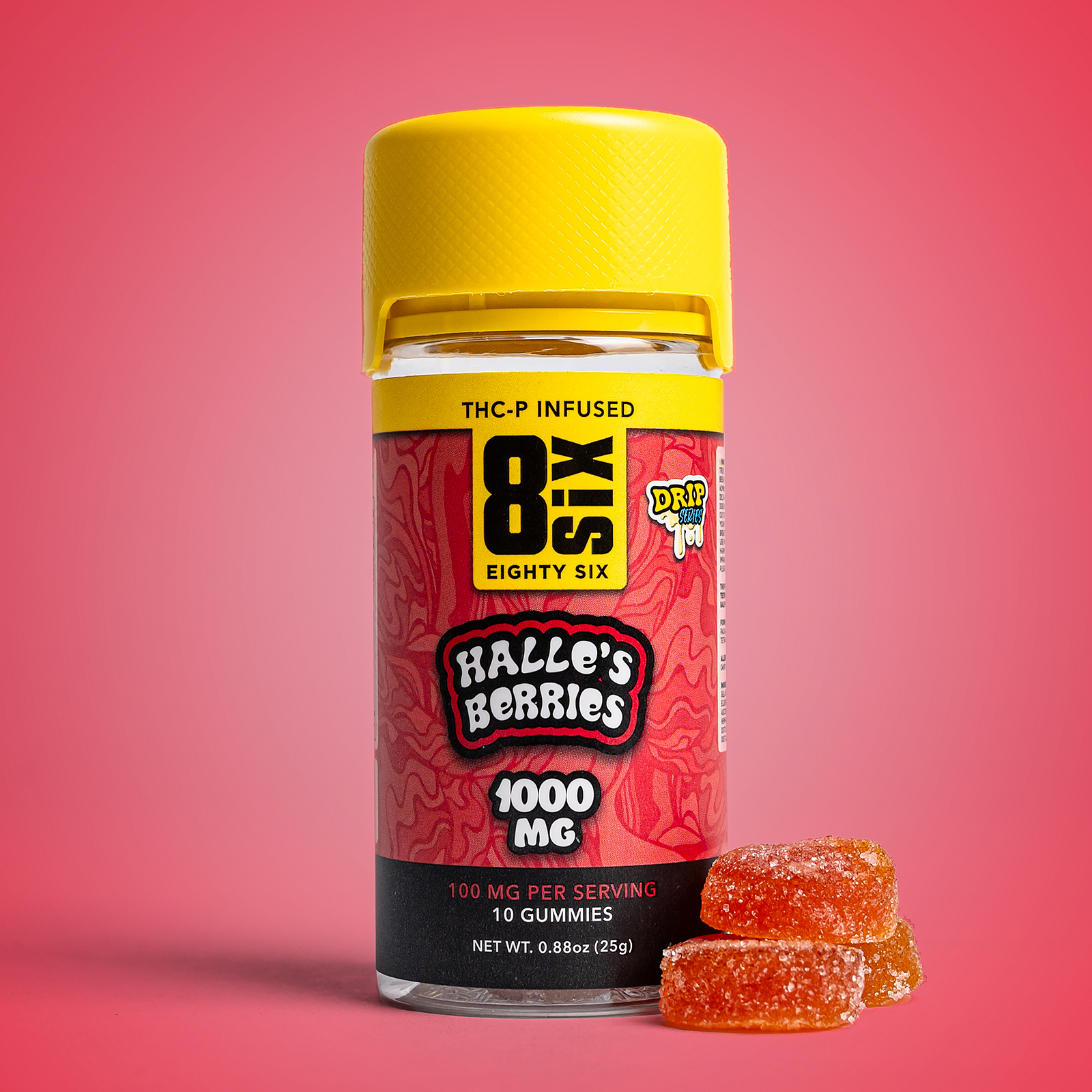 Eighty Six: Halle's Berries 1000MG THC-P Gummies | Leafly
