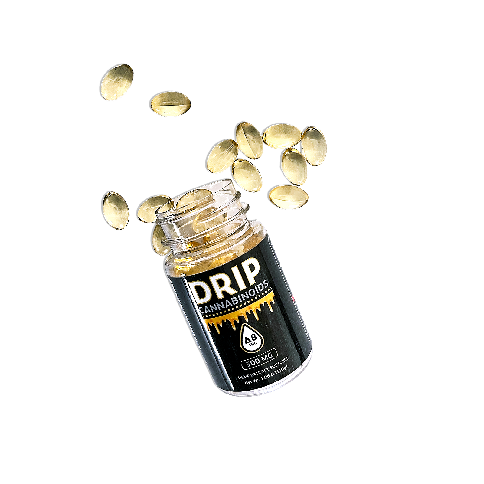 DRIP Cannabinoids: 500MG Delta-8 Softgels | Leafly