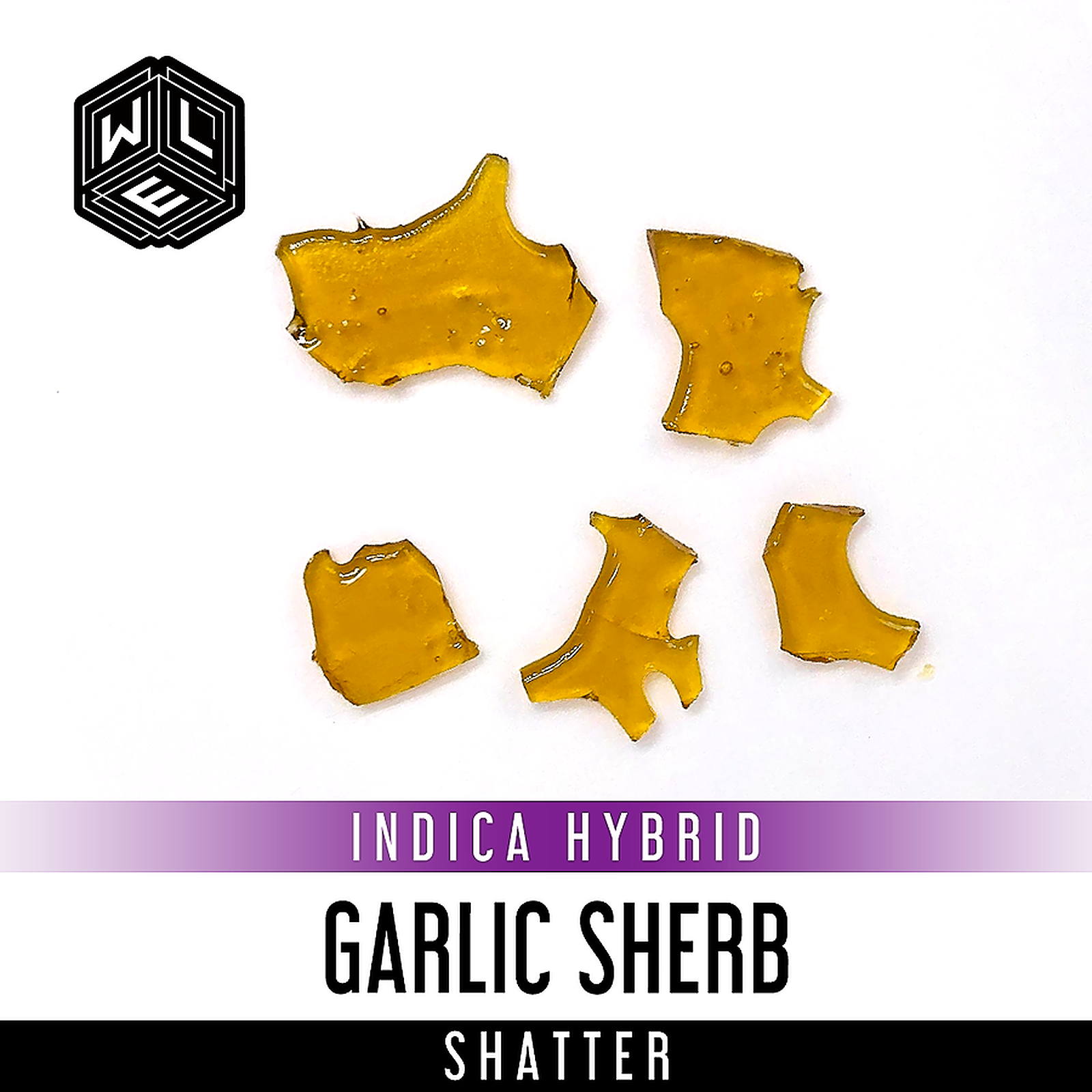 White Label Extracts Garlic Sherb Shatter 1 Gram Leafly