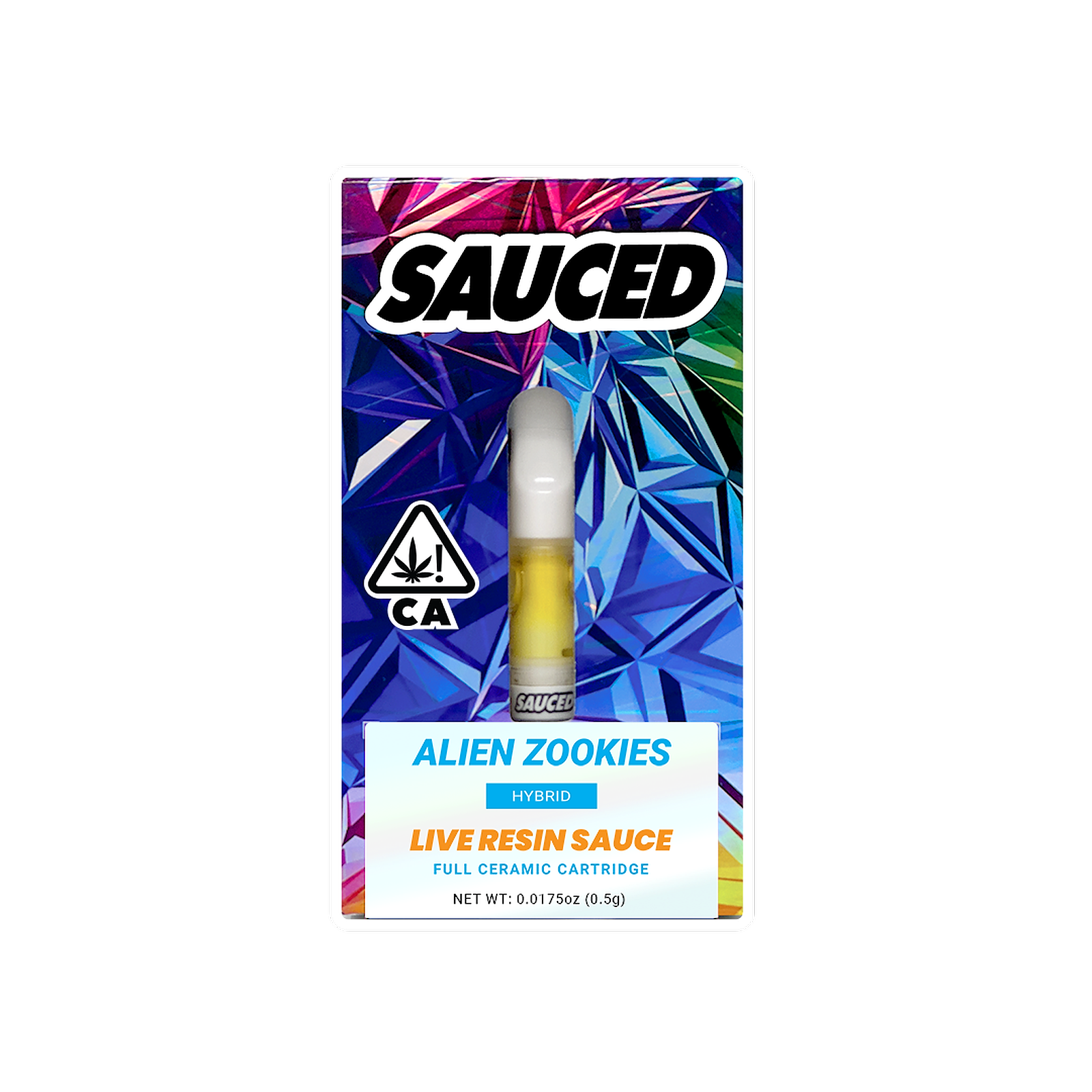 SAUCED SAUCED Alien Zookies Live Resin Cartridge 0.5g Leafly