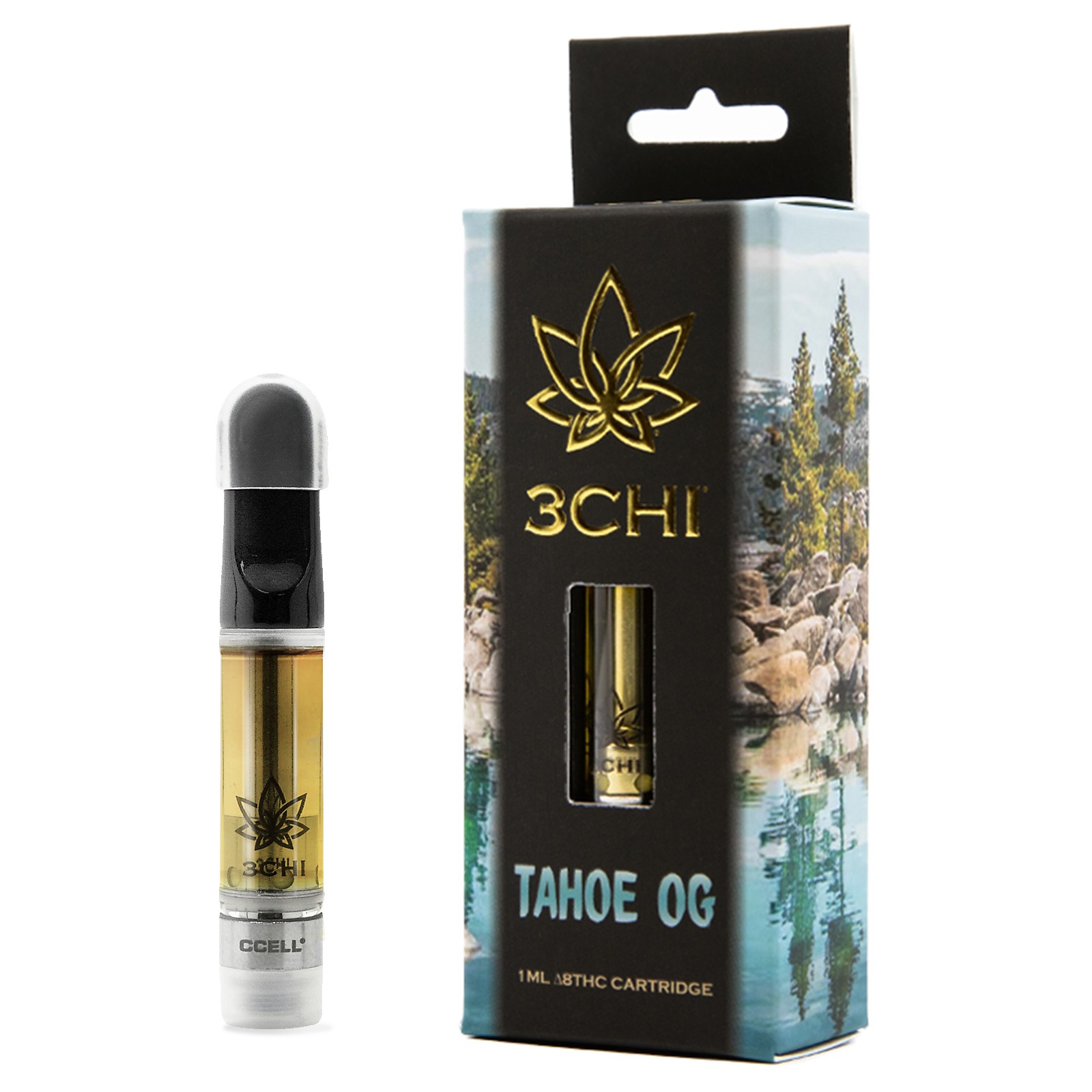 3chi Delta 8 Thc Vape Cartridge Tahoe Og Cdt 1ml Leafly