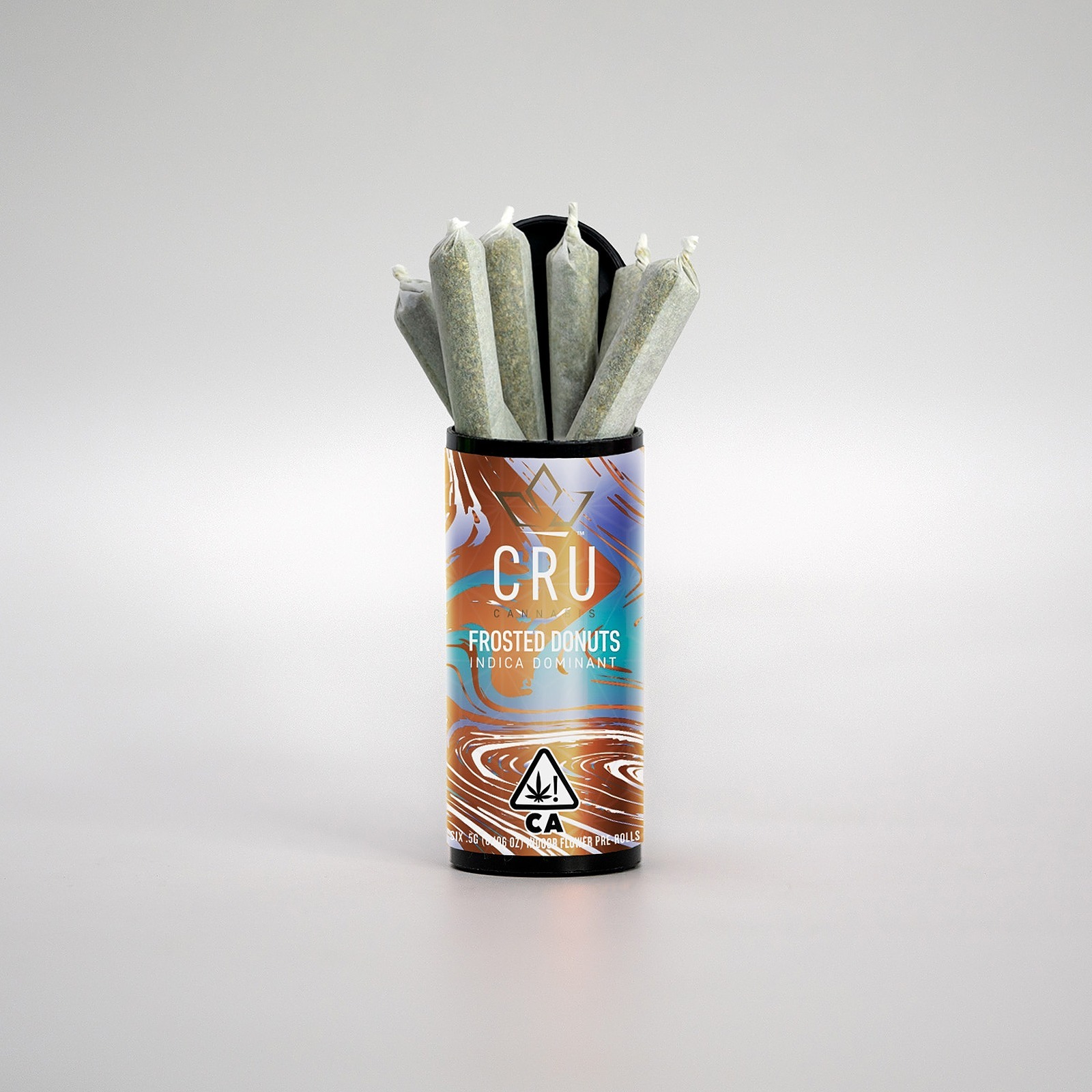 CRU Cannabis Frosted Donuts (0.5G PreRoll 6 pack) Leafly