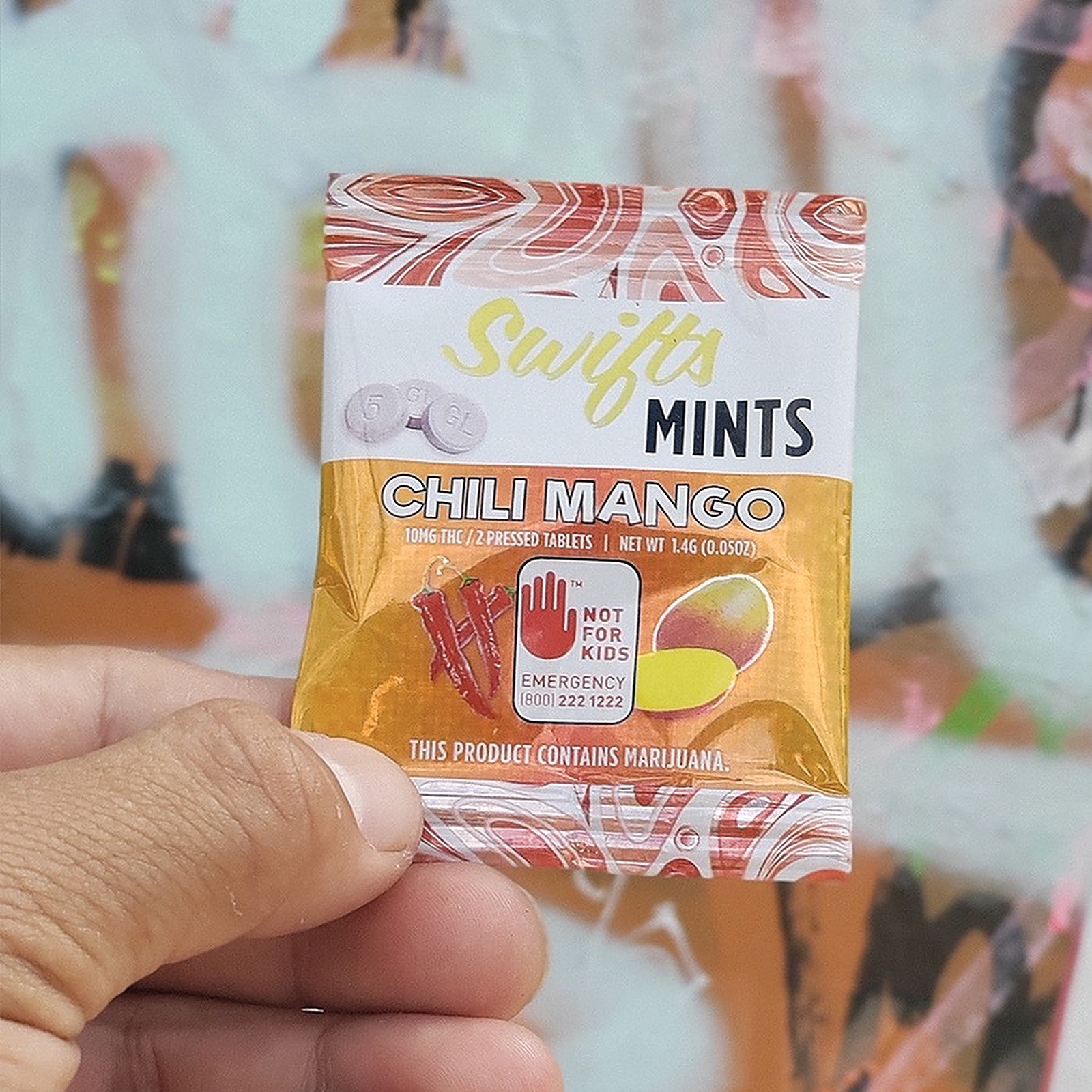 Swifts Edibles Chili Mango Mints (Hybrid) 10mg 2pack Leafly