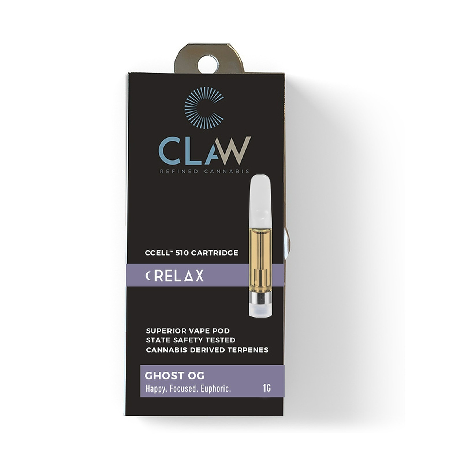Claw Cannabis Claw Ghost OG 1g 510 Cartridge Leafly