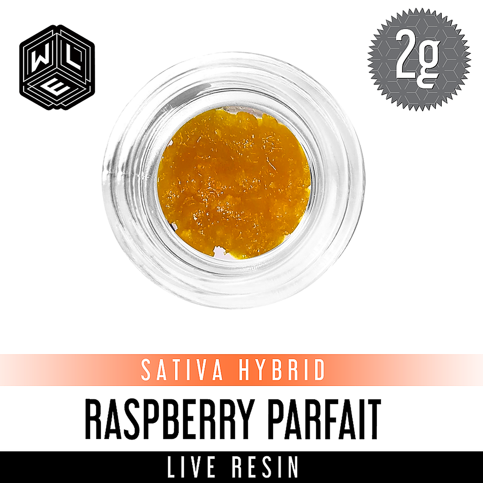 White Label Extracts Raspberry Parfait Live Resin Sugar Sauce 2 Gram