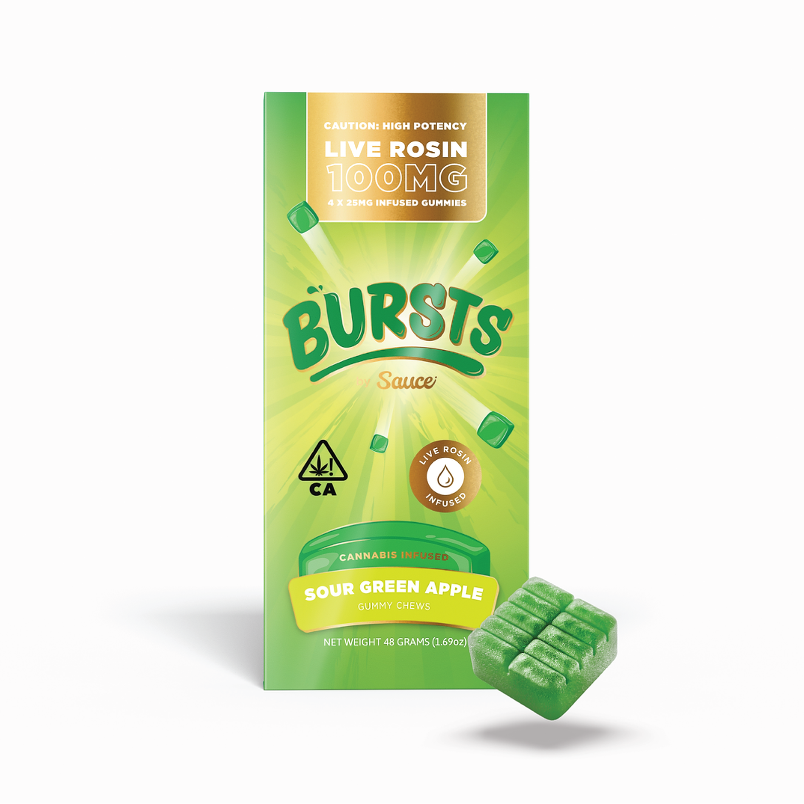 sauce-essentials-bursts-sour-green-apple-100mg-live-rosin-infused