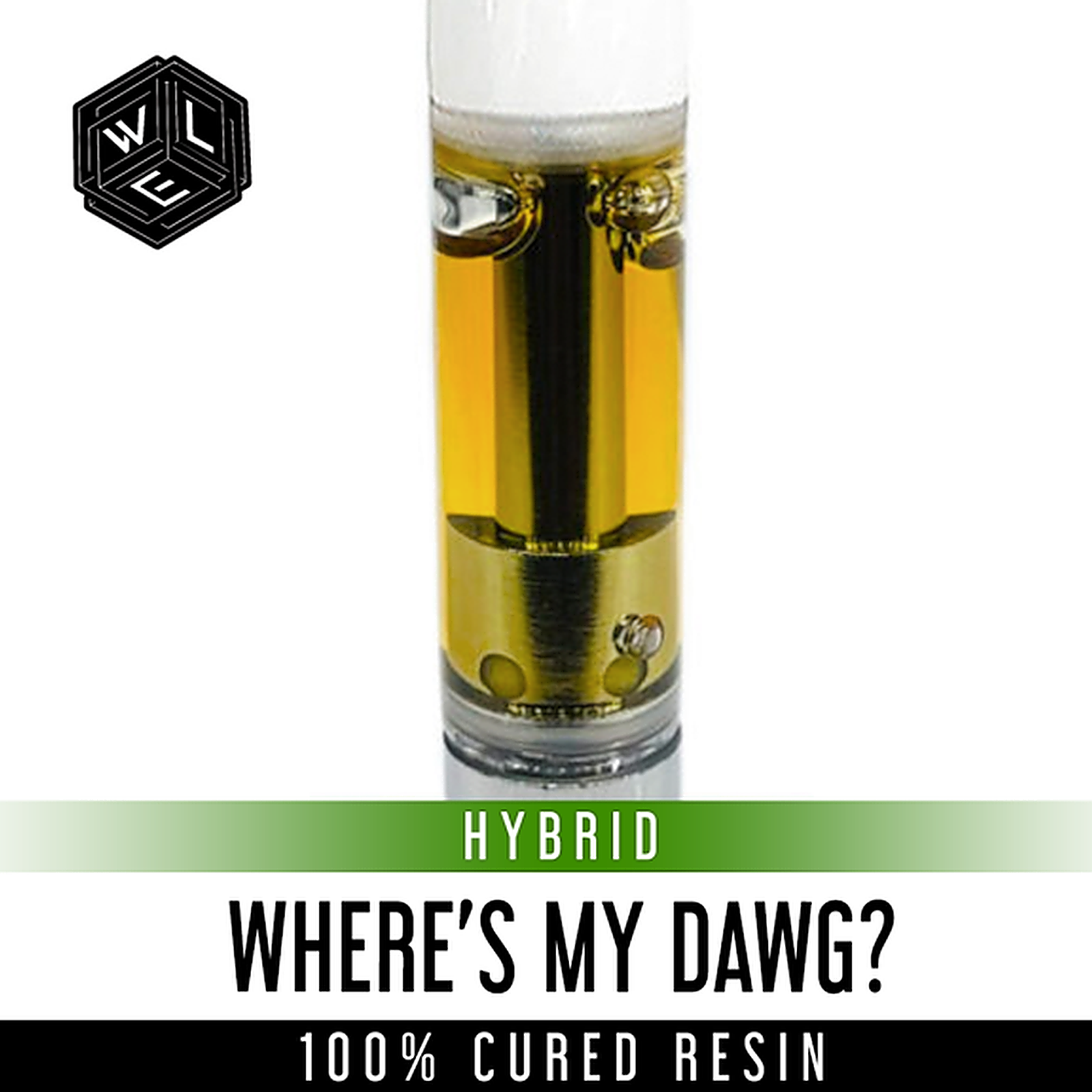 White Label Extracts Where's My Dawg? 100 Cured Resin Cartridge 1g Leafly