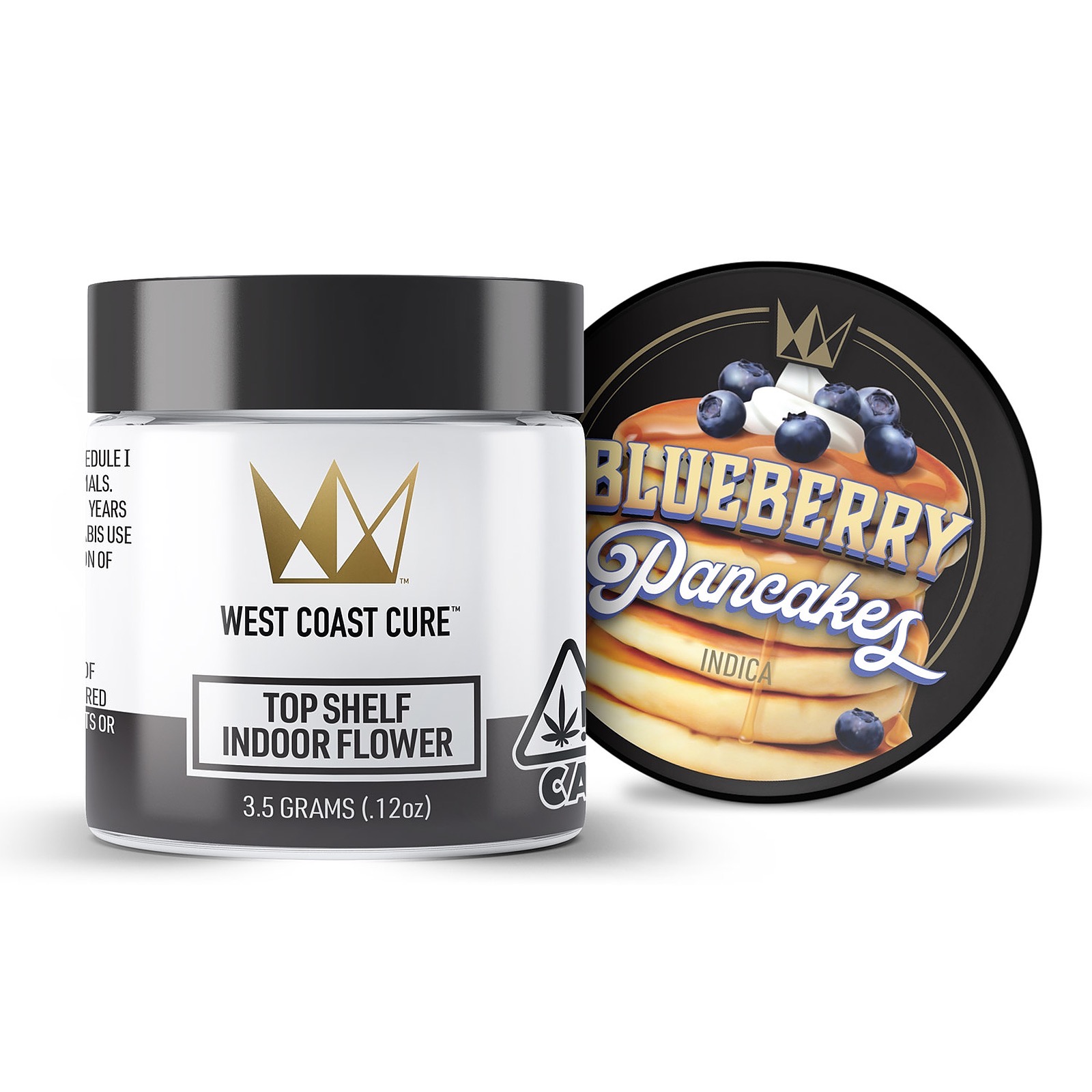West Coast Cure Blueberry Pancakes 3.5G Top Shelf Indoor Flower Leafly